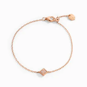 Cleo Lotus Full Diamond Pavé Chain Bracelet