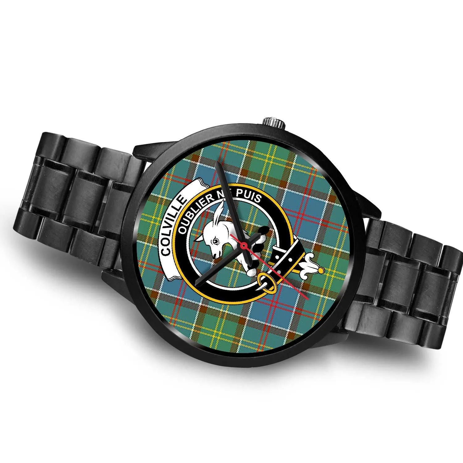 Colville District Clan Badge Tartan Black Watch