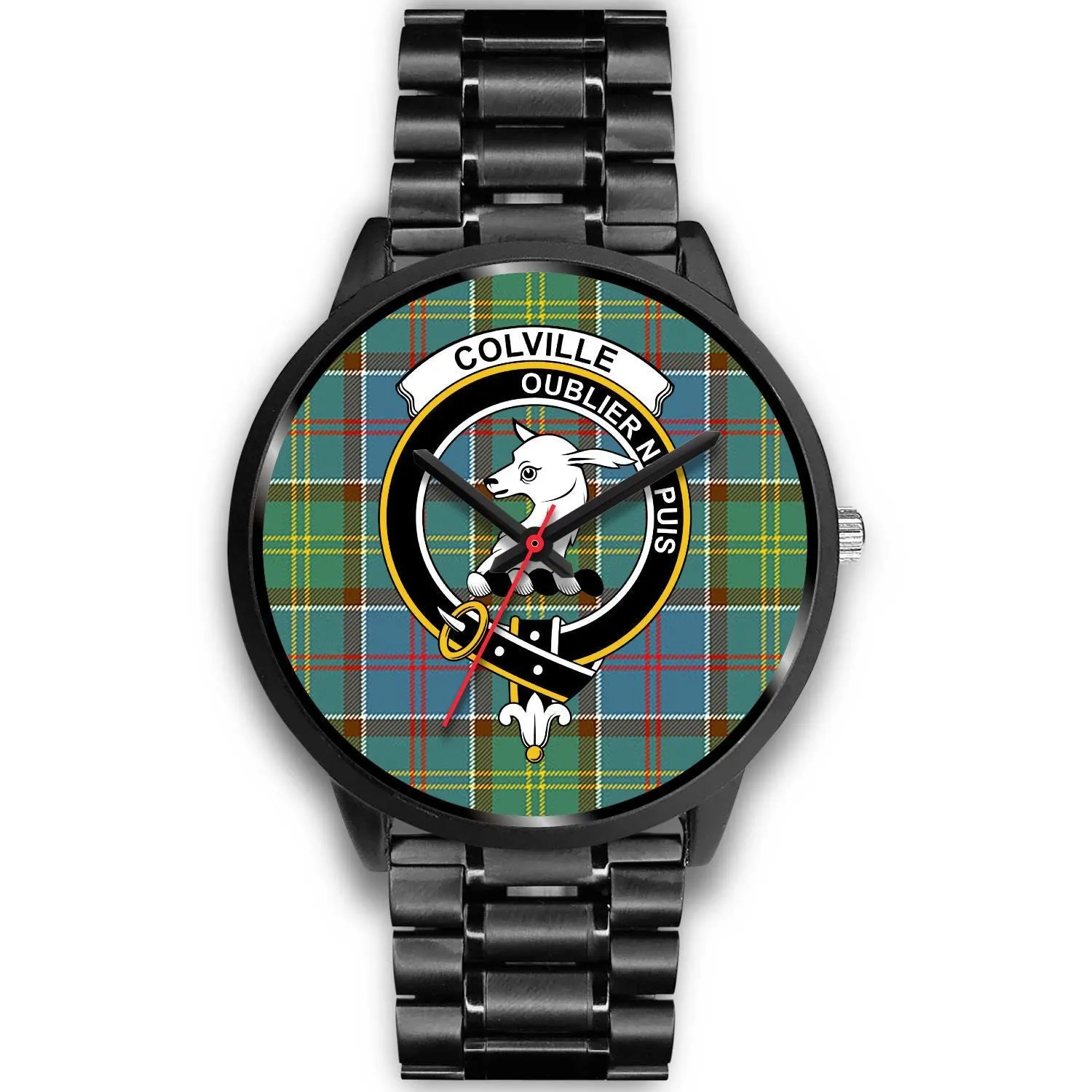 Colville District Clan Badge Tartan Black Watch