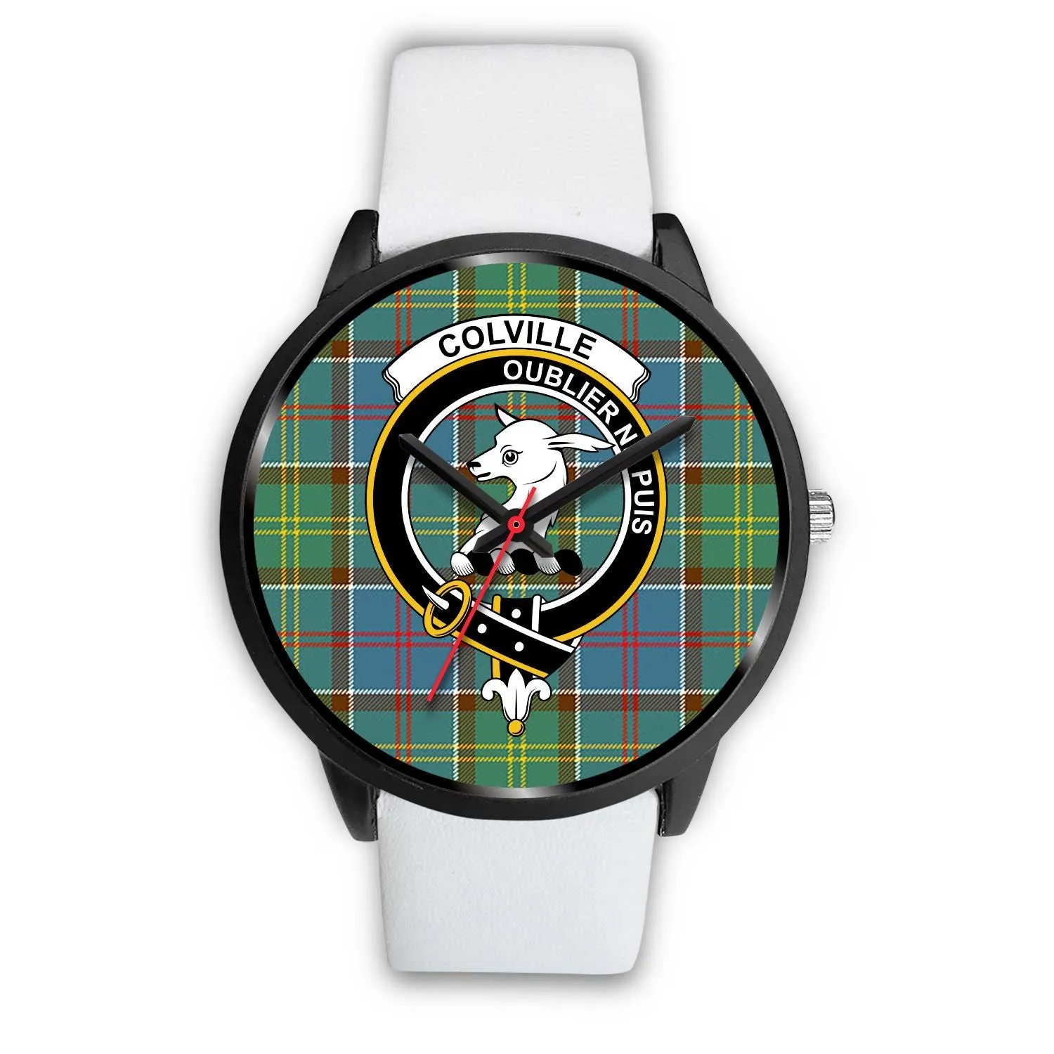 Colville District Clan Badge Tartan Black Watch