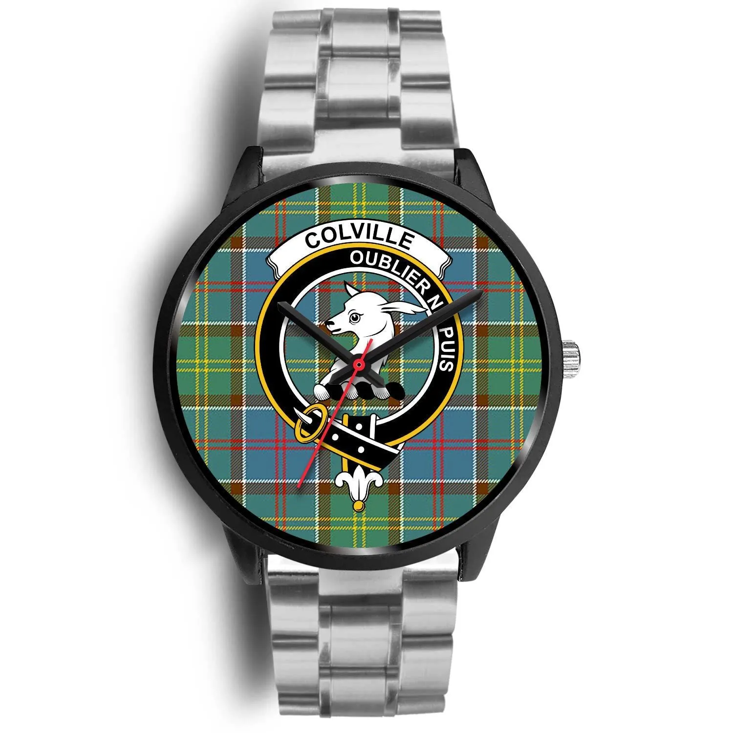 Colville District Clan Badge Tartan Black Watch