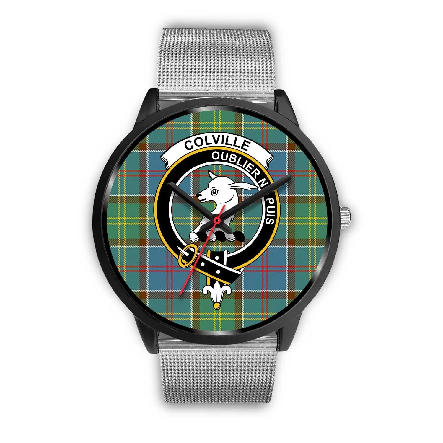 Colville District Clan Badge Tartan Black Watch