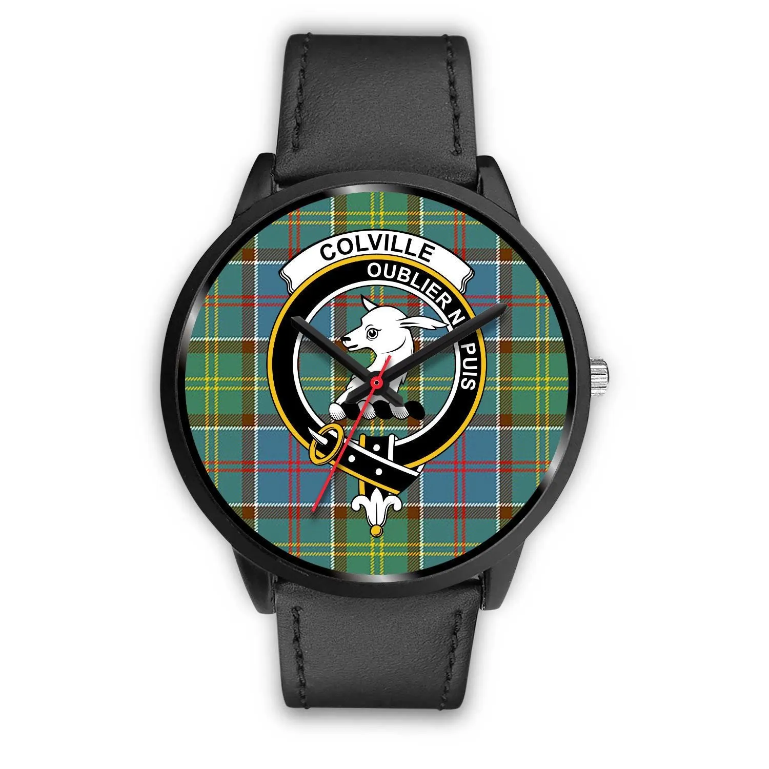 Colville District Clan Badge Tartan Black Watch