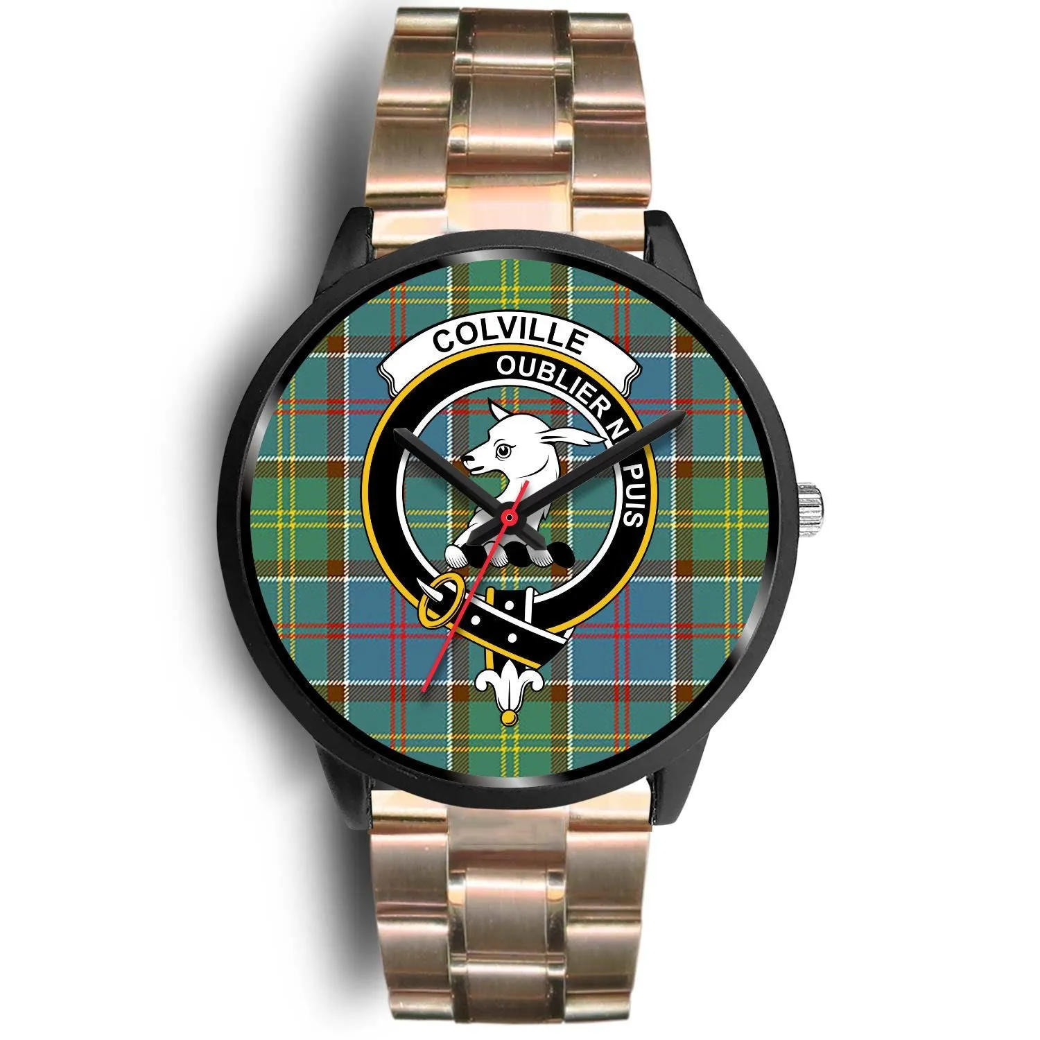 Colville District Clan Badge Tartan Black Watch