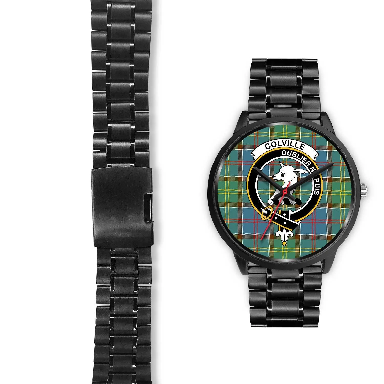 Colville District Clan Badge Tartan Black Watch