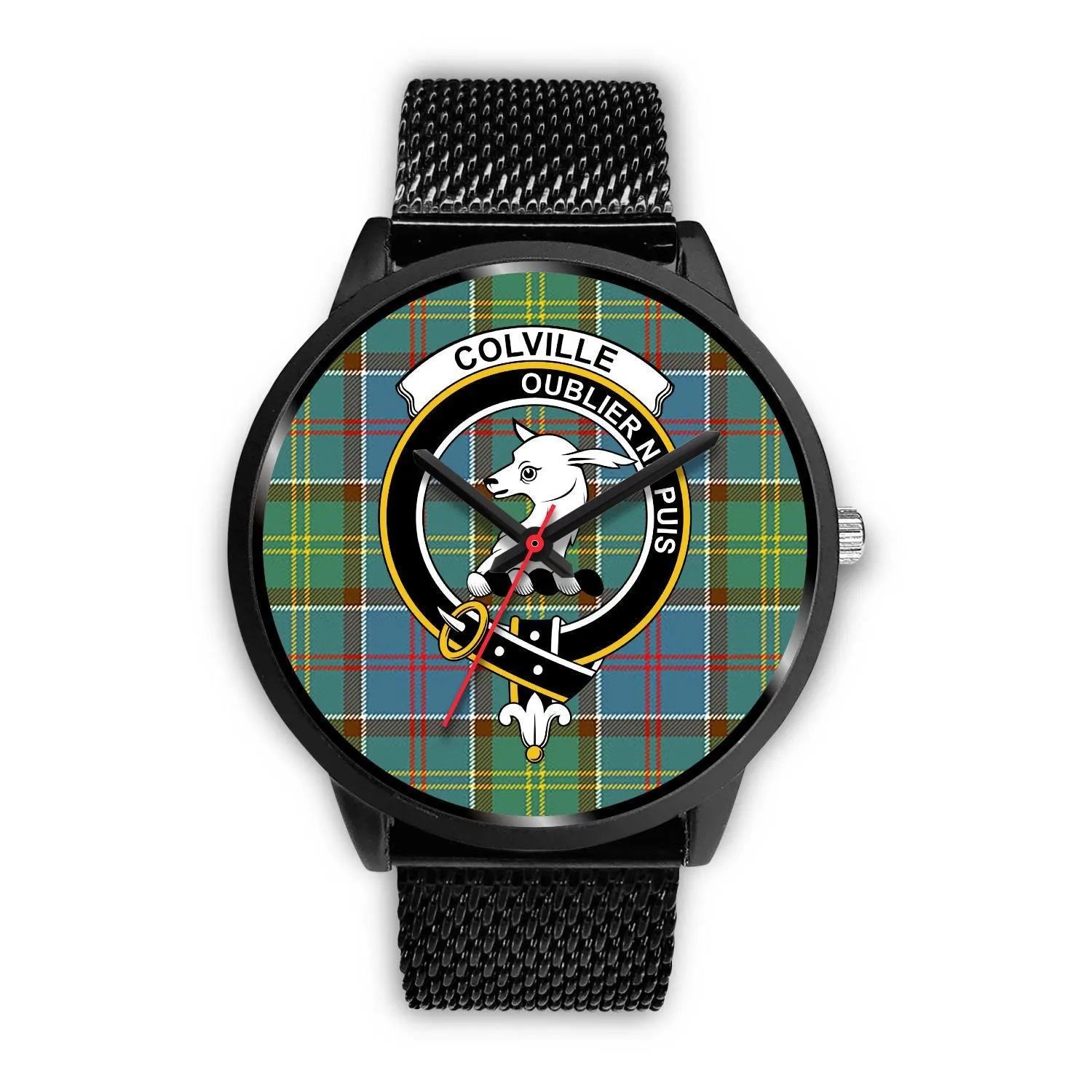 Colville District Clan Badge Tartan Black Watch