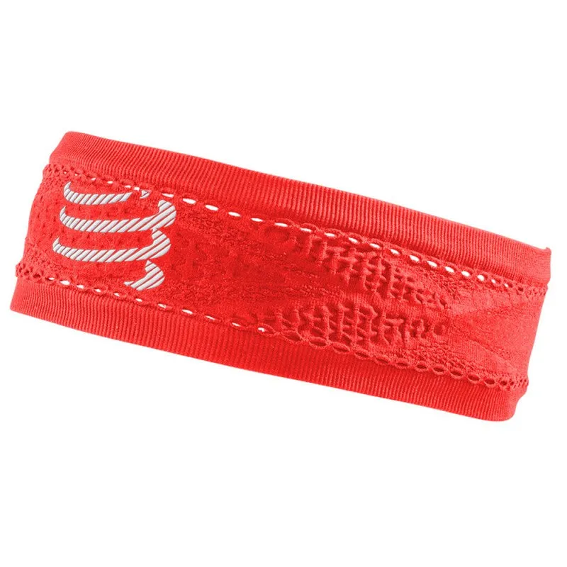 COMPRESSPORT THIN HEADBAND ON/OFF - RED - HB01-3150