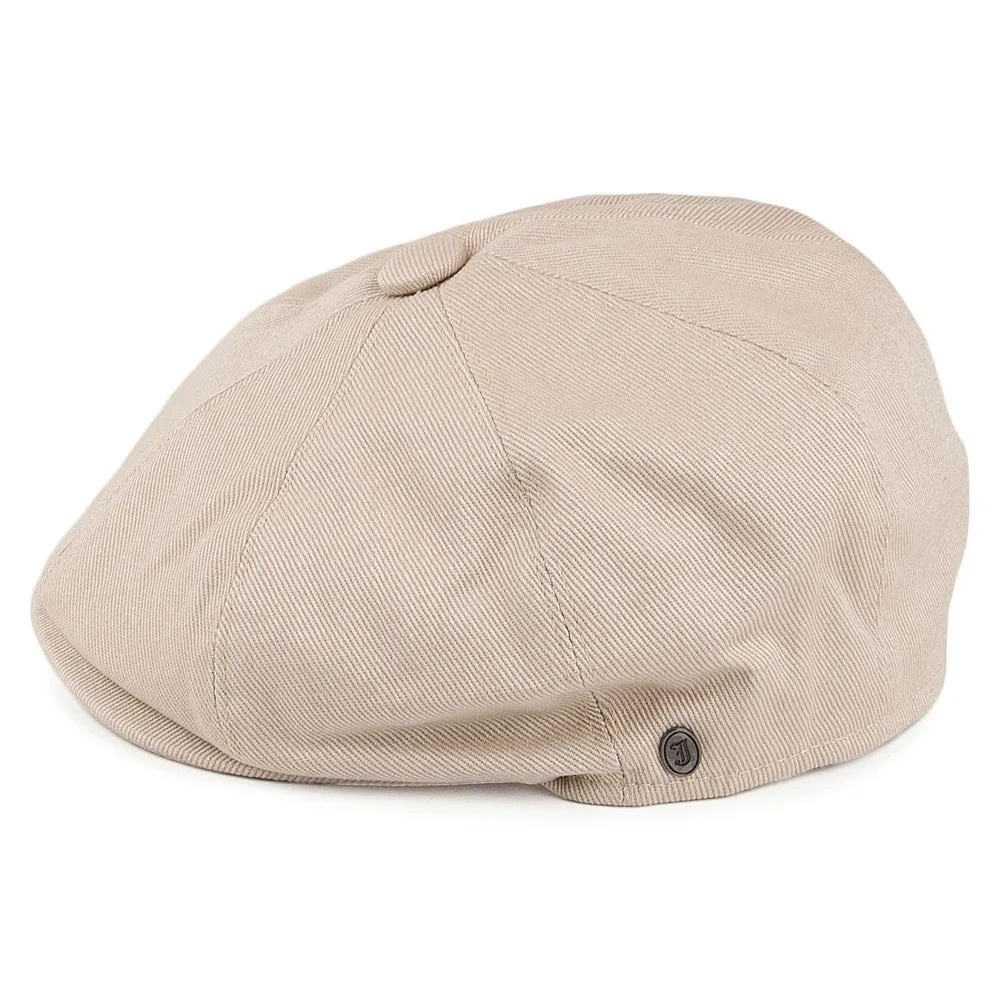 Cotton Newsboy Cap Beige Wholesale Pack