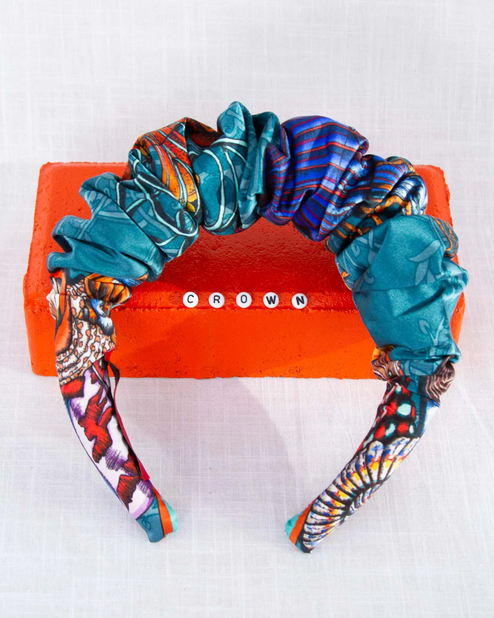 Dancing Jellyfish Turquoise Scrunchie Headband