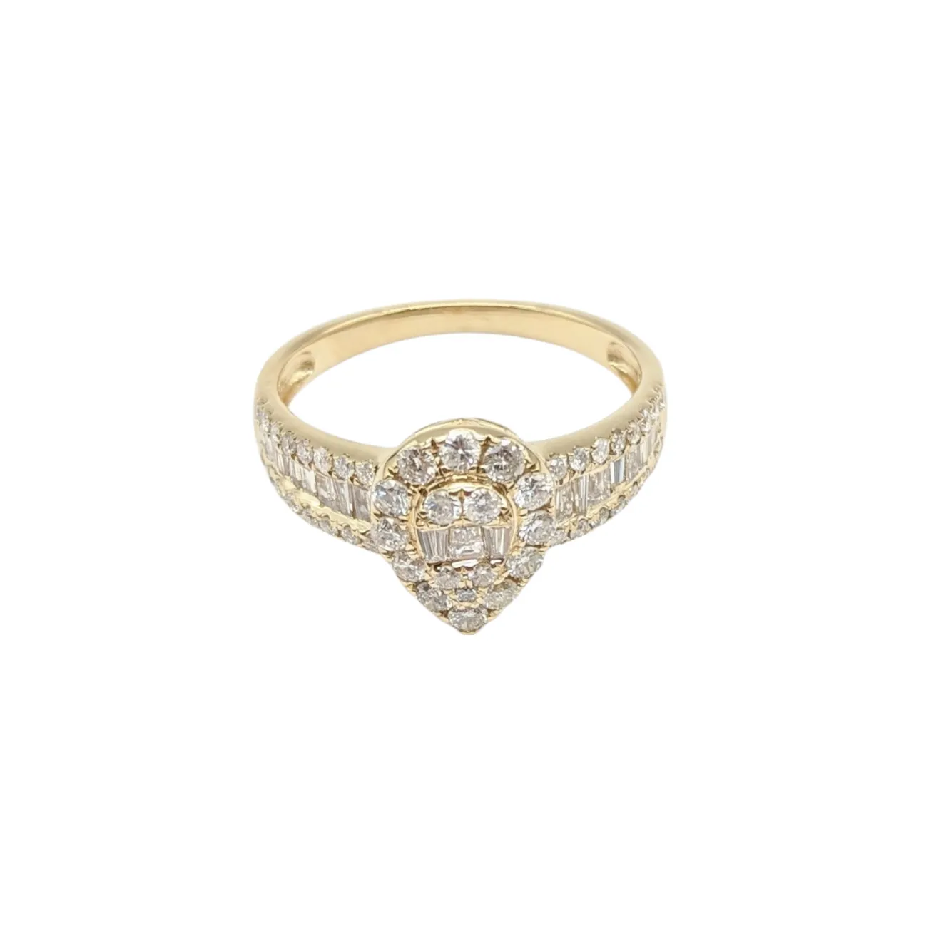 Diamond Pear Shaped Fashion Ring