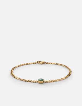 Dove Type Chain Bracelet, Gold Vermeil