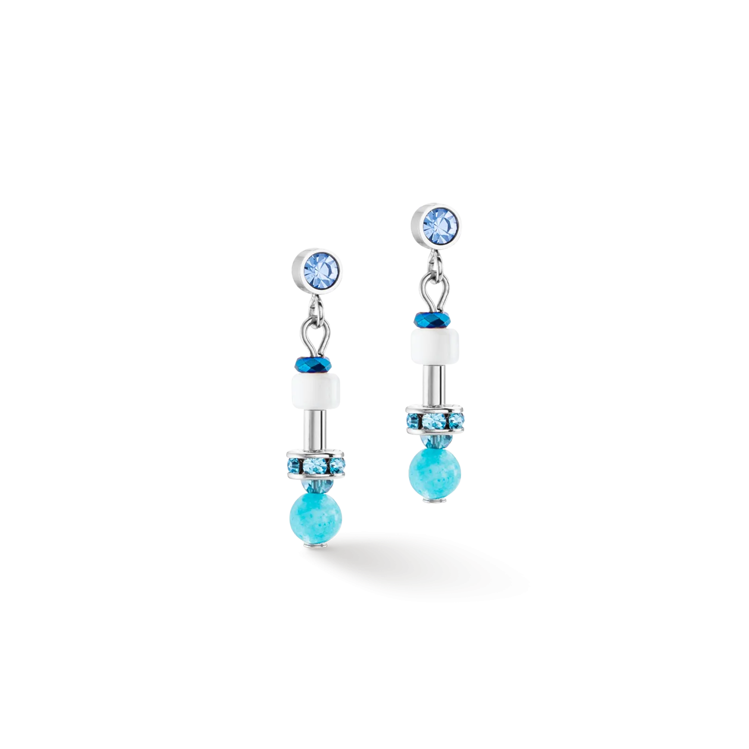 Earrings Princess Spheres Mix turquoise