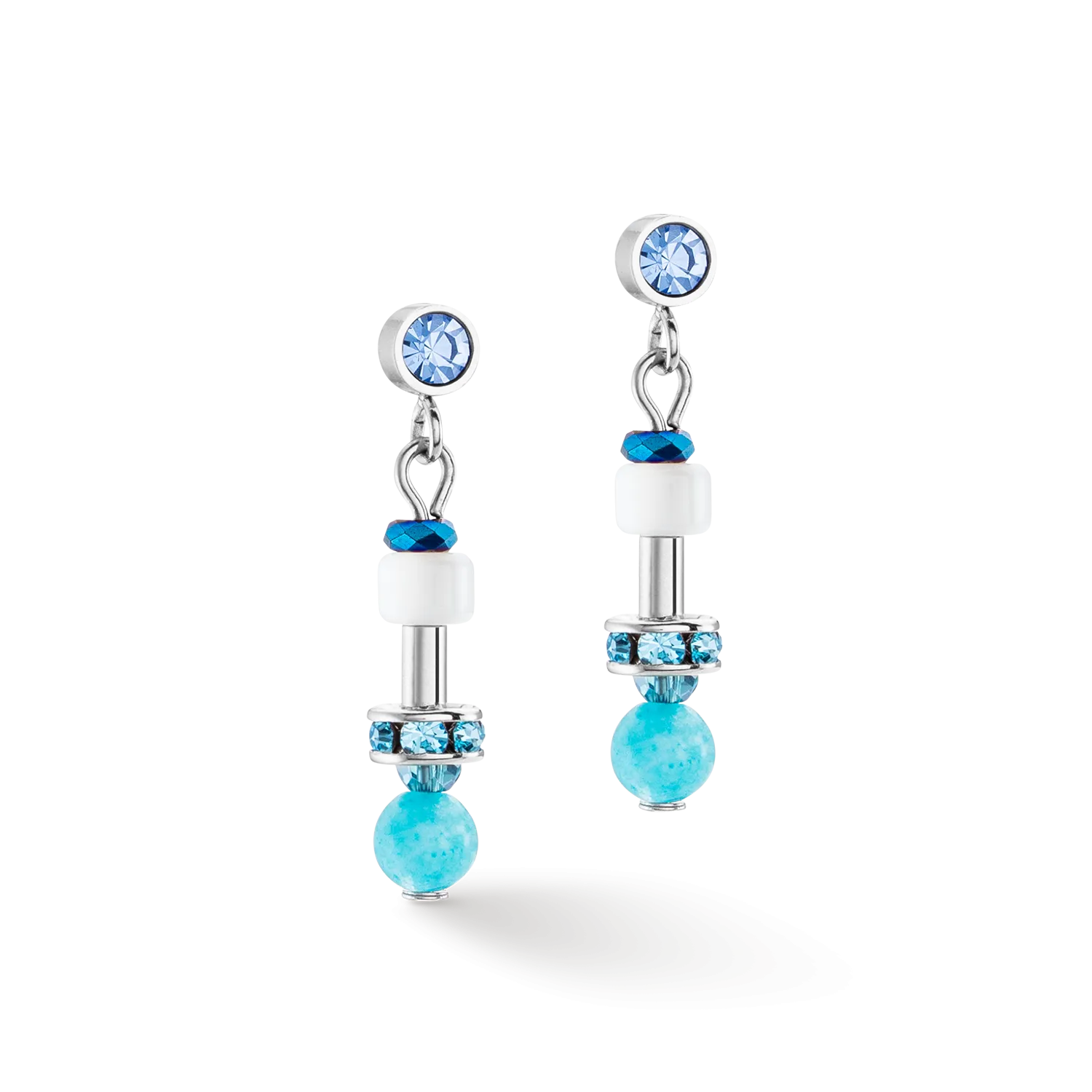 Earrings Princess Spheres Mix turquoise