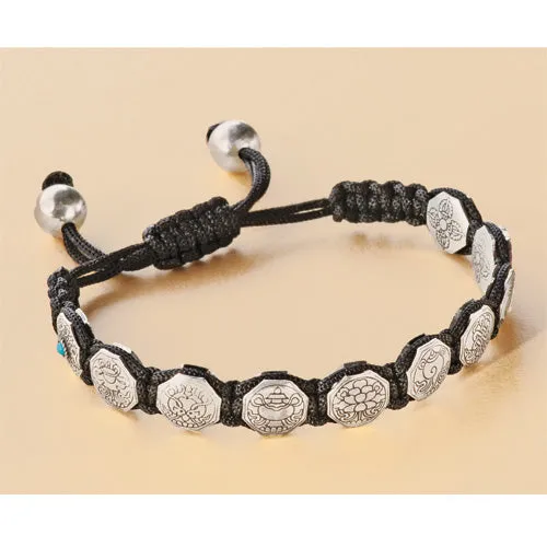 Eight Auspicious Symbols Protection Bracelet