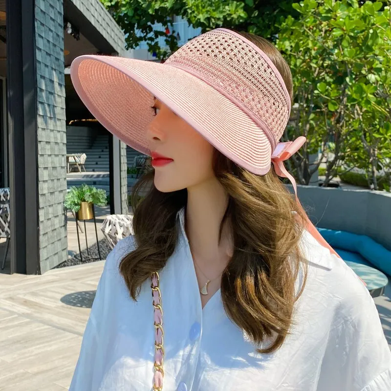 ELISA Handmade Soft Straw Visor