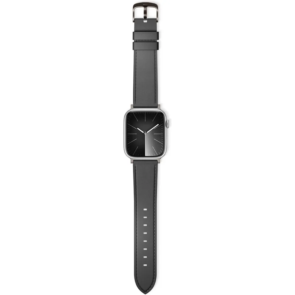 Epico Apple Watch (38/40/SE/41/42mm) Ægte Læder Rem - Sort