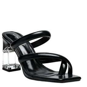 Erised Clear Heel Toe Ring Slides