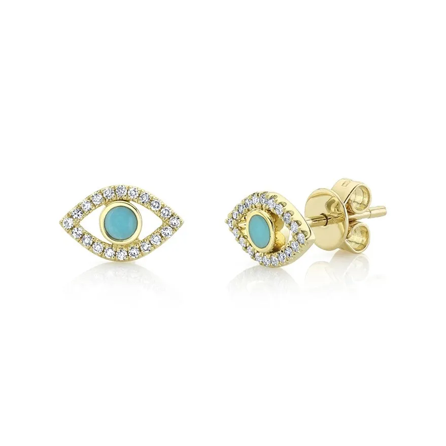 Evil Eye Studs