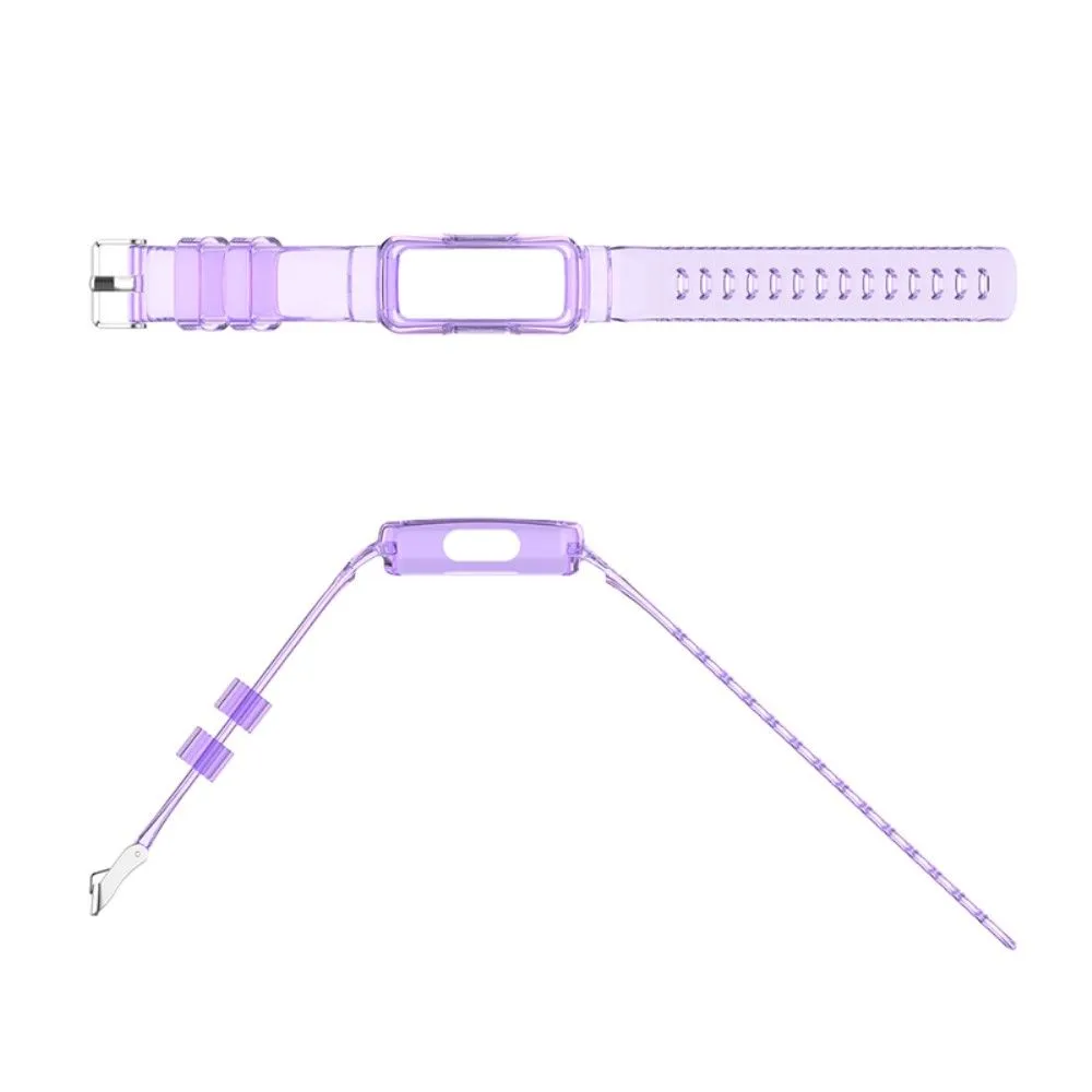 Fitbit Ace 3 / Luxe / Inspire HR clear TPU cover   watch strap - Transparent Purple