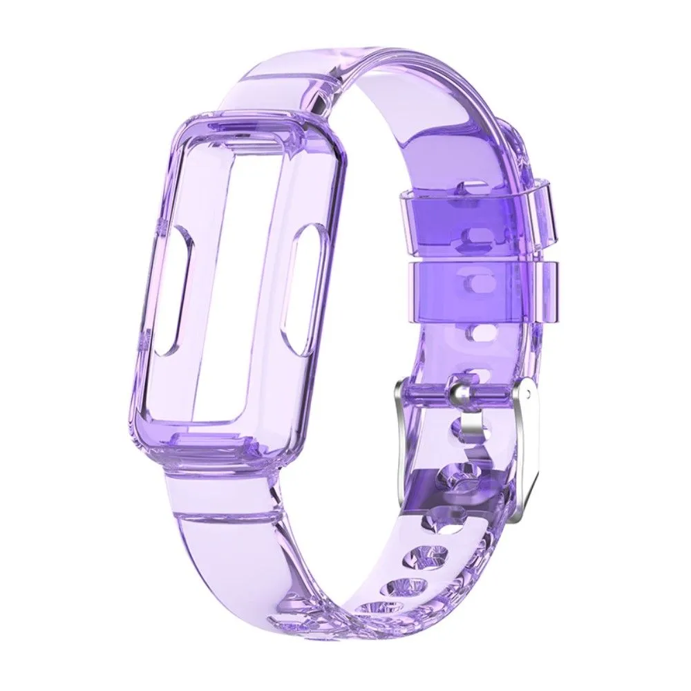 Fitbit Ace 3 / Luxe / Inspire HR clear TPU cover   watch strap - Transparent Purple