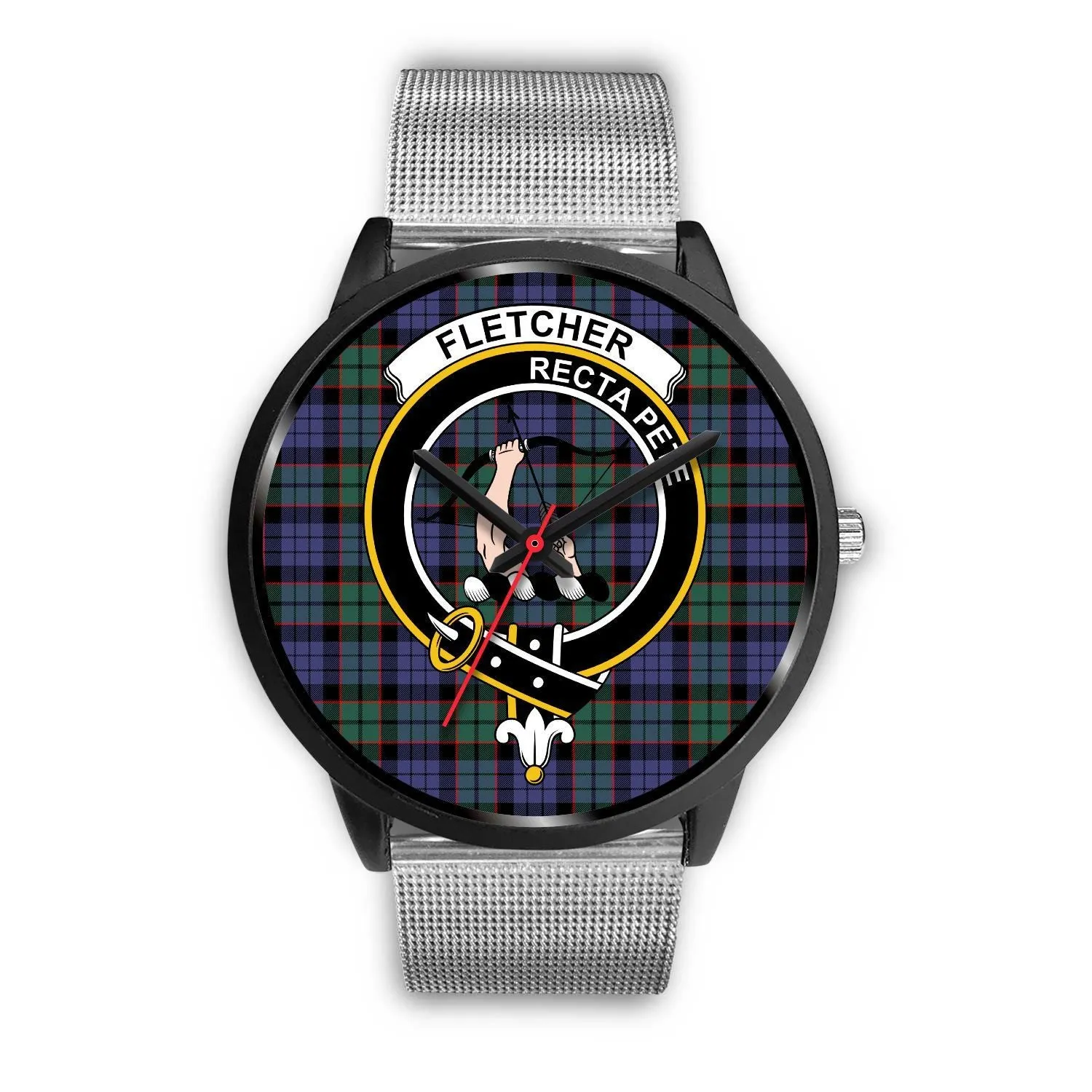 Fletcher Modern Clan Badge Tartan Black Watch