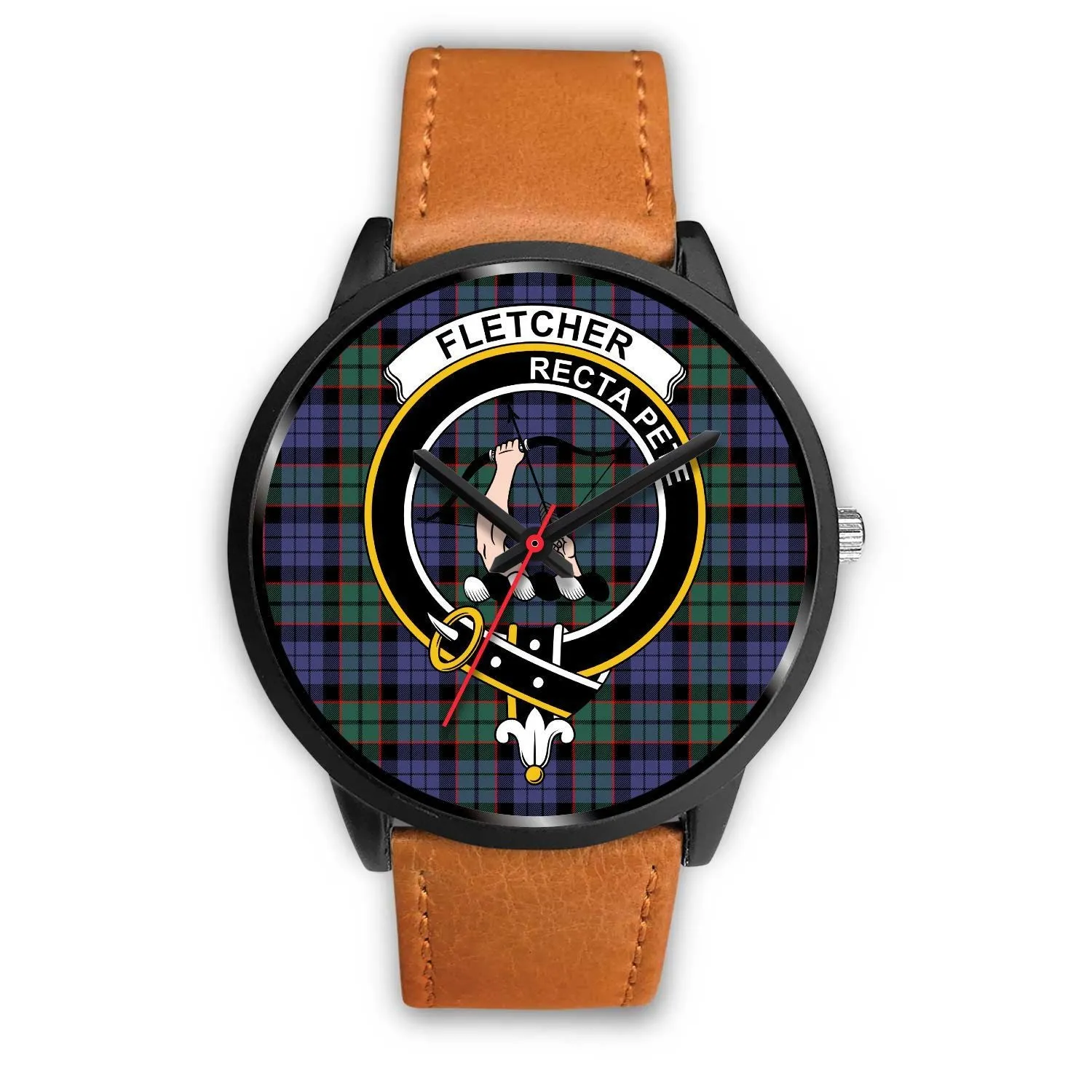 Fletcher Modern Clan Badge Tartan Black Watch