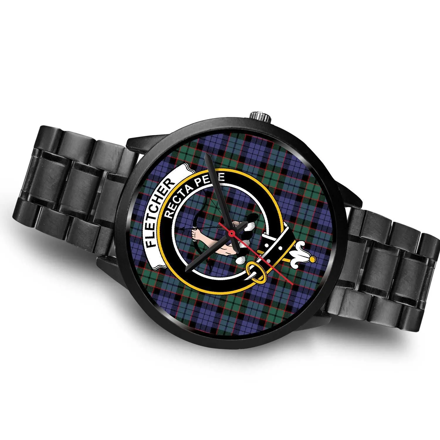 Fletcher Modern Clan Badge Tartan Black Watch