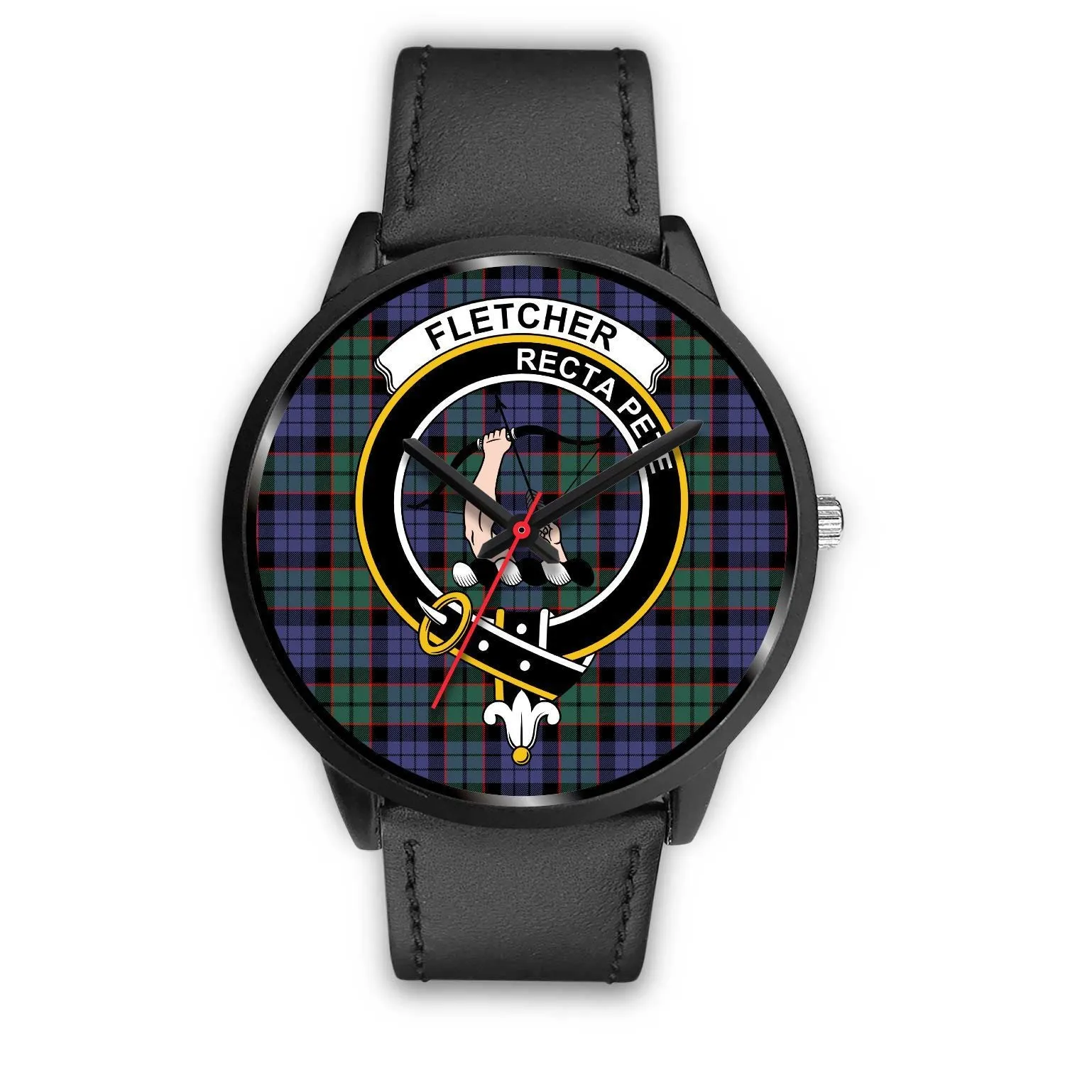 Fletcher Modern Clan Badge Tartan Black Watch