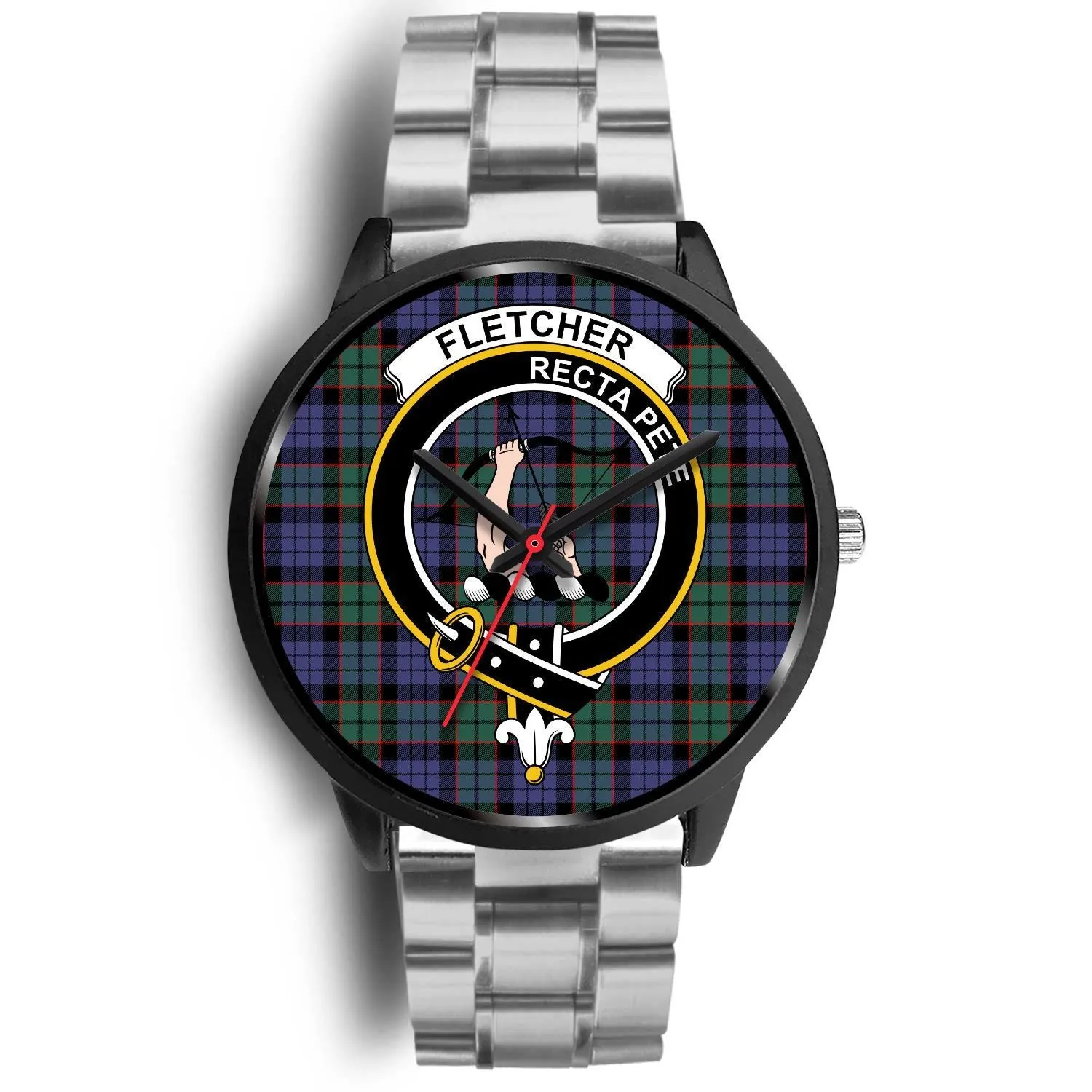 Fletcher Modern Clan Badge Tartan Black Watch