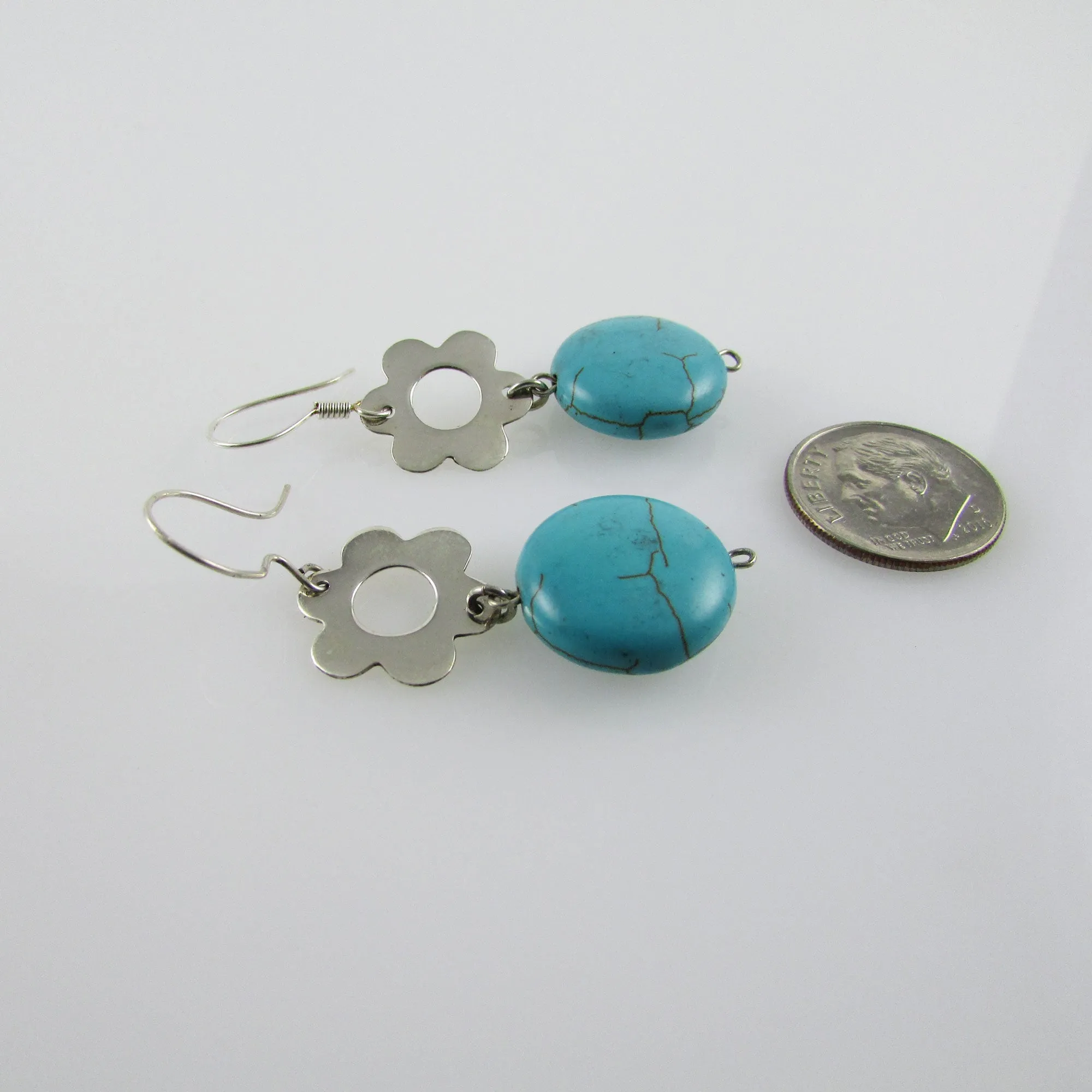 Flora Earrings - Turquoise