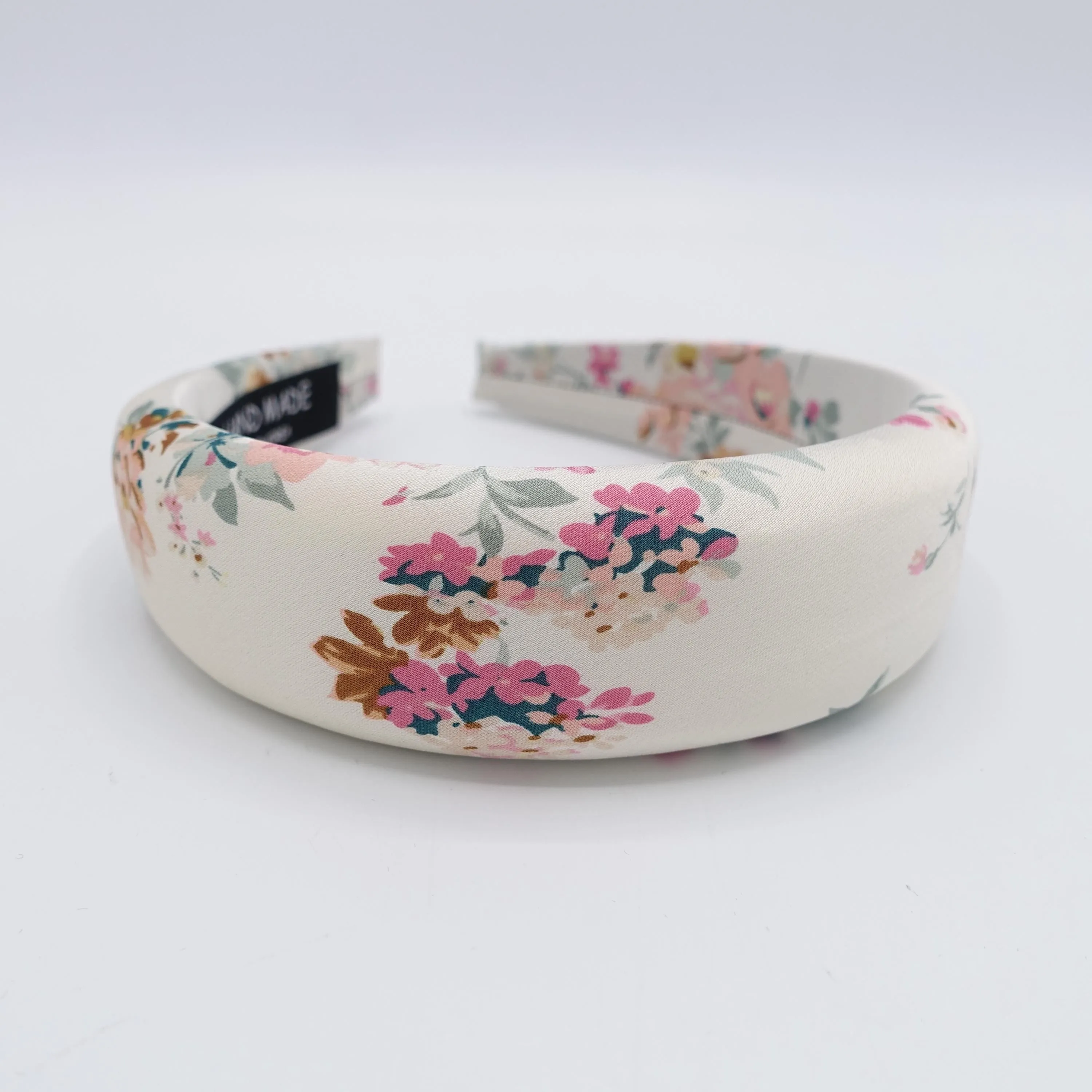 floral headband, padded headband, floral padded headband for women