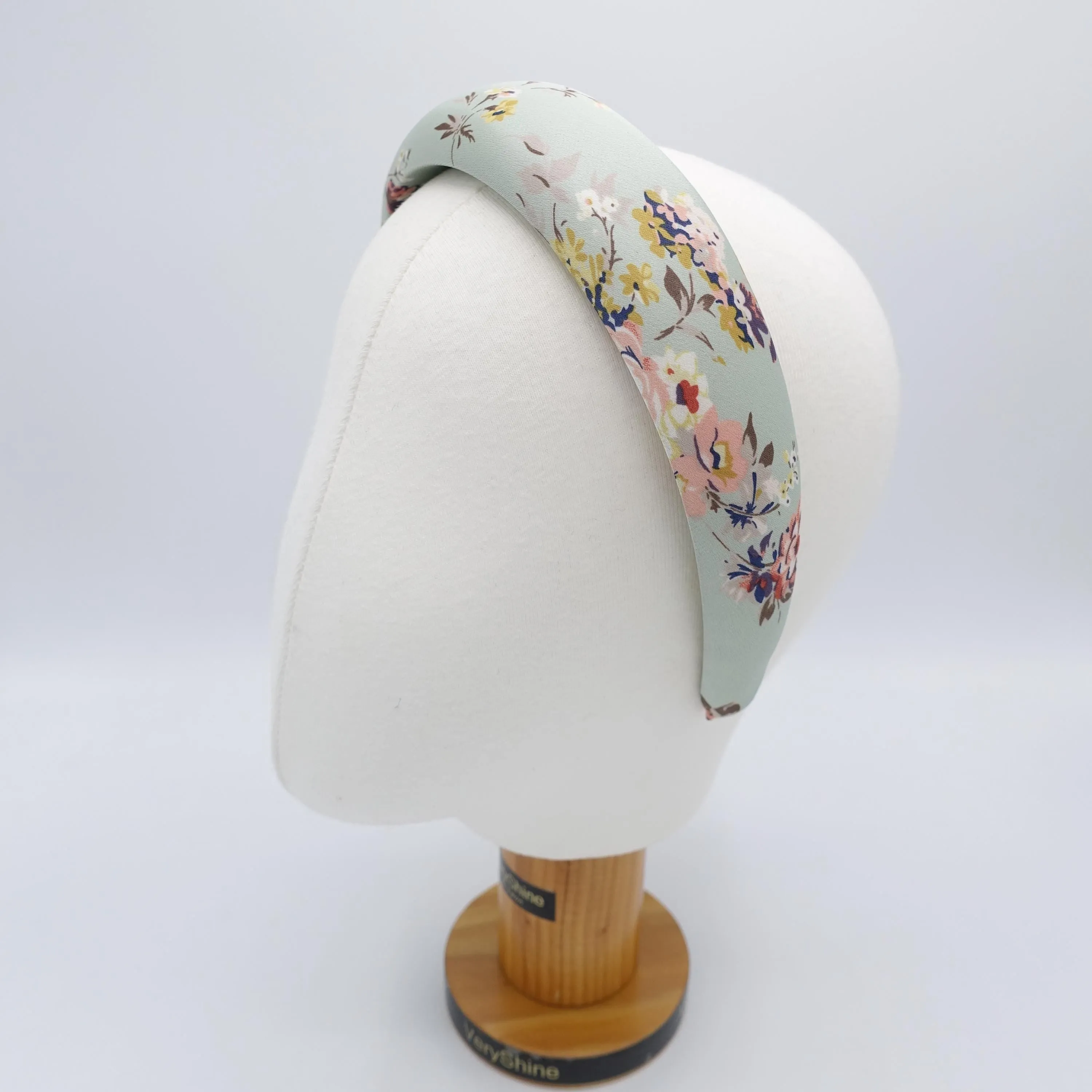 floral headband, padded headband, floral padded headband for women