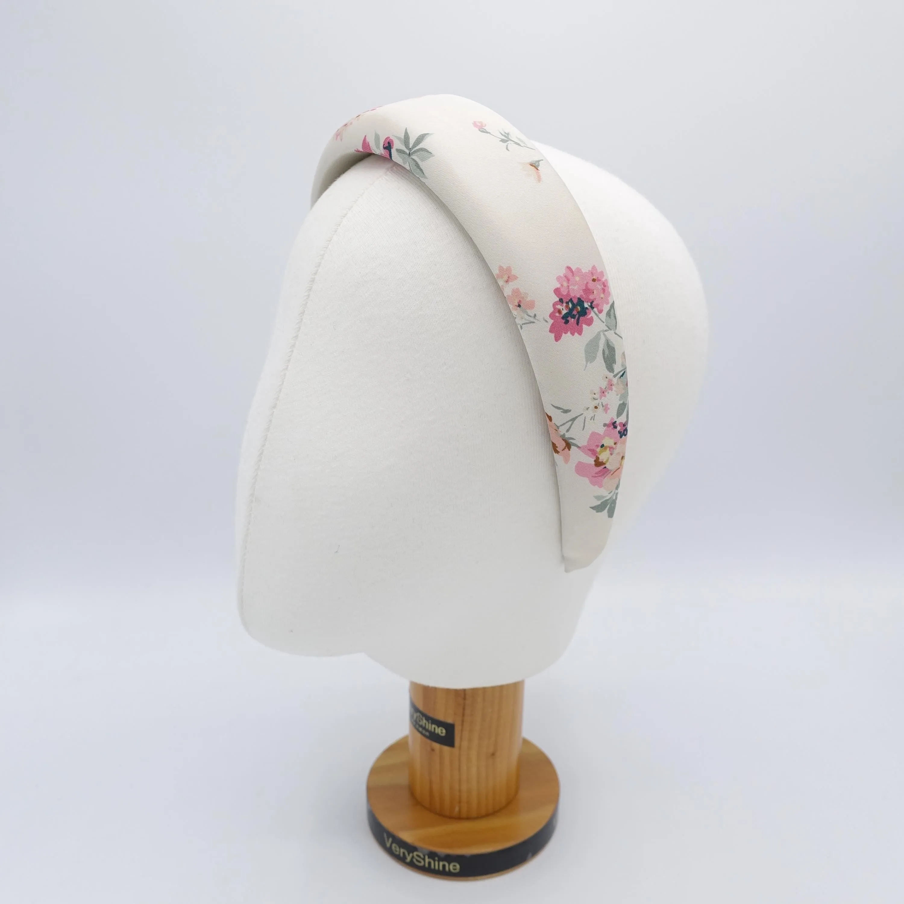 floral headband, padded headband, floral padded headband for women