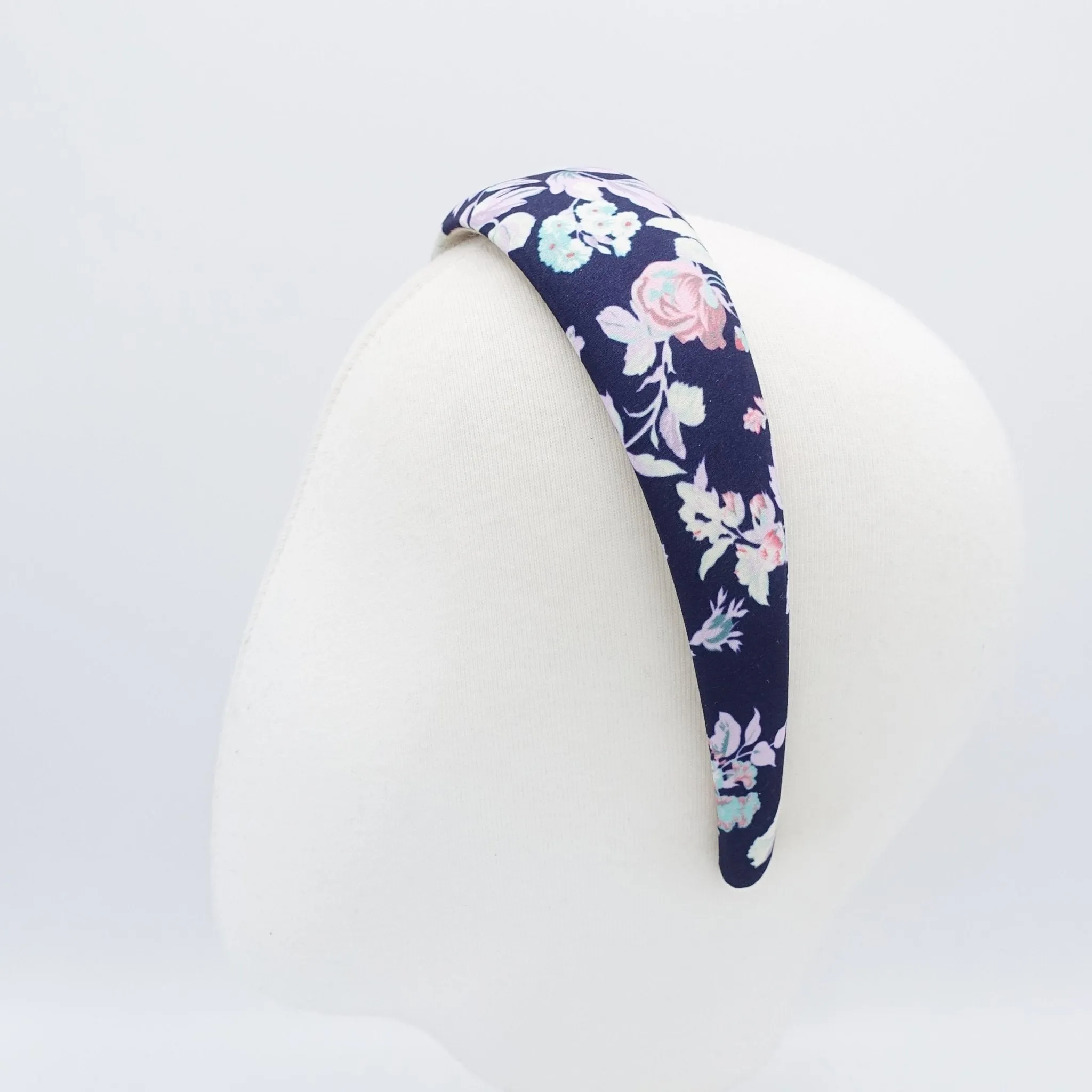 floral print padded headband women hairband hair accessory