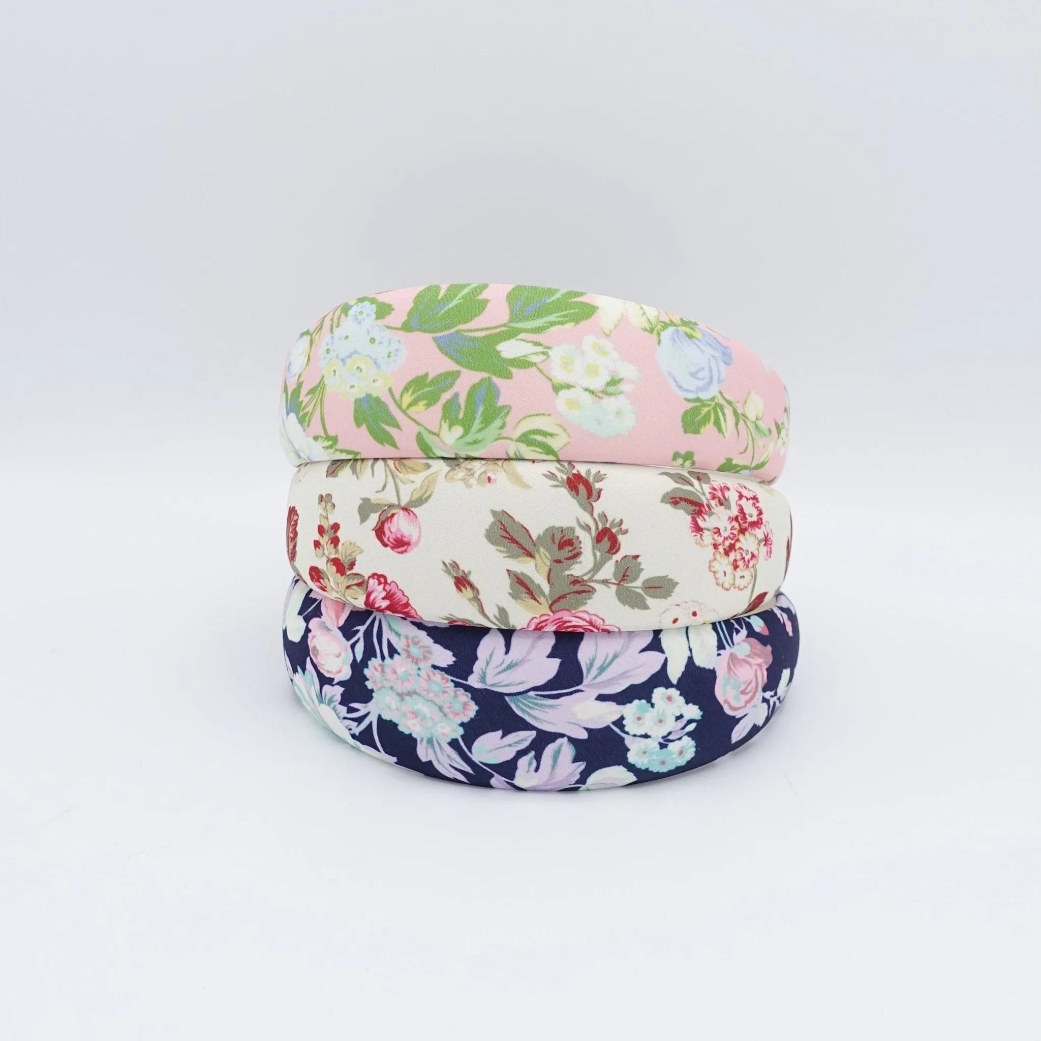 floral print padded headband women hairband hair accessory