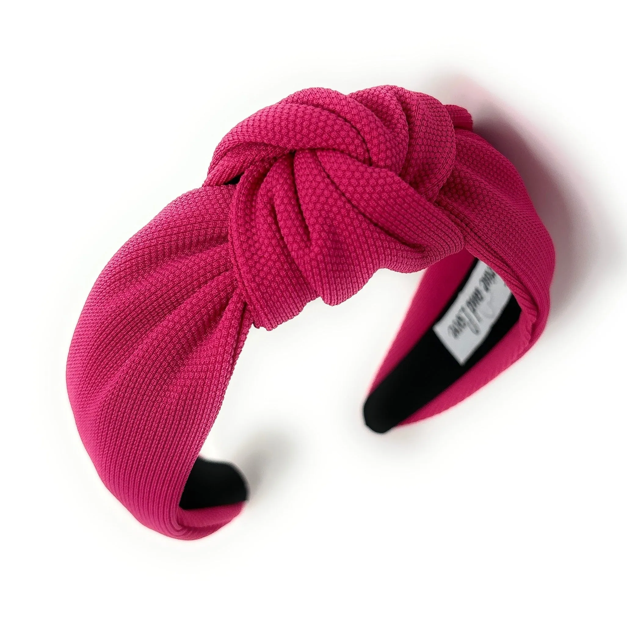 Fuchsia Solid Color Knotted Headband