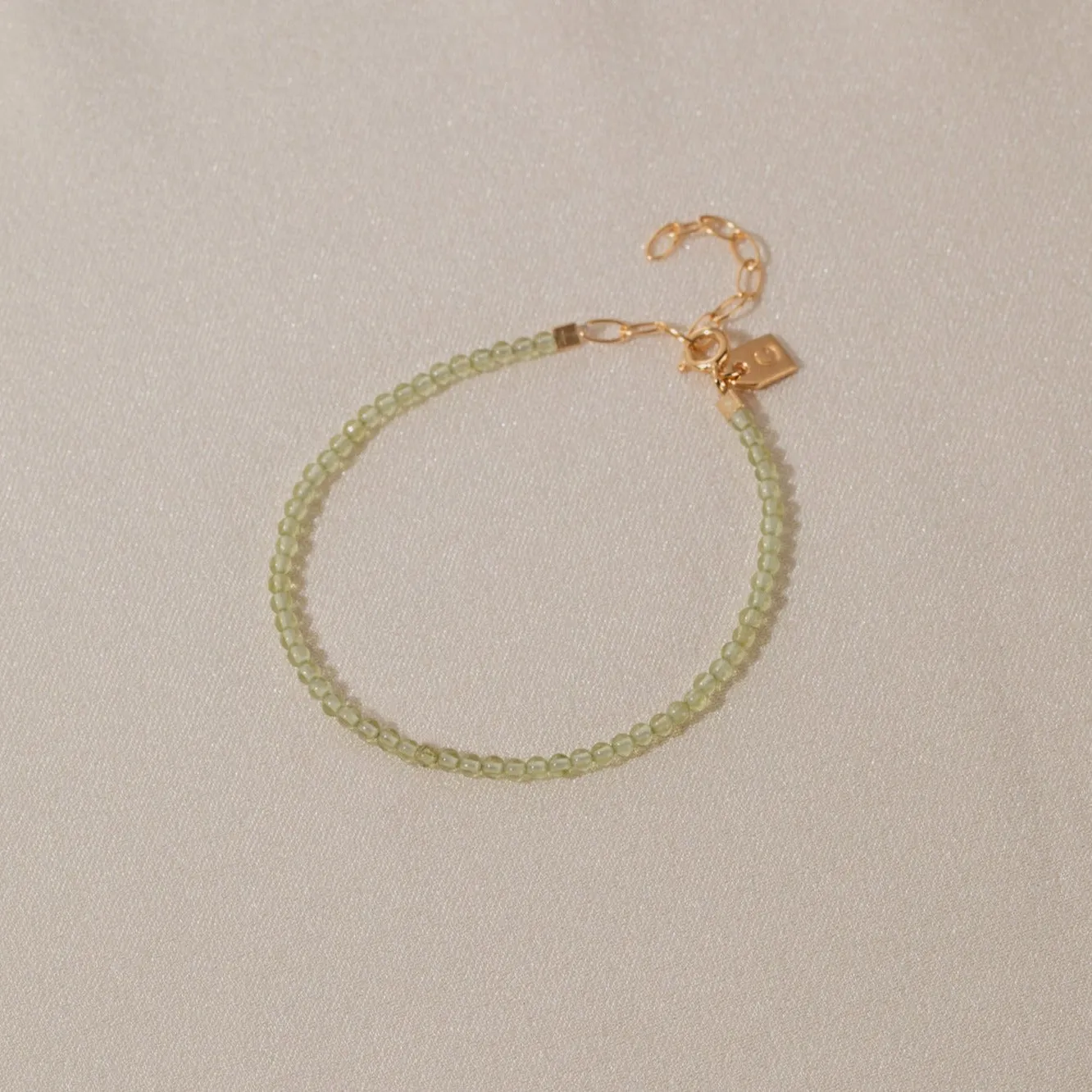 Galore Bracelet Birthstone September Peridot | Gold