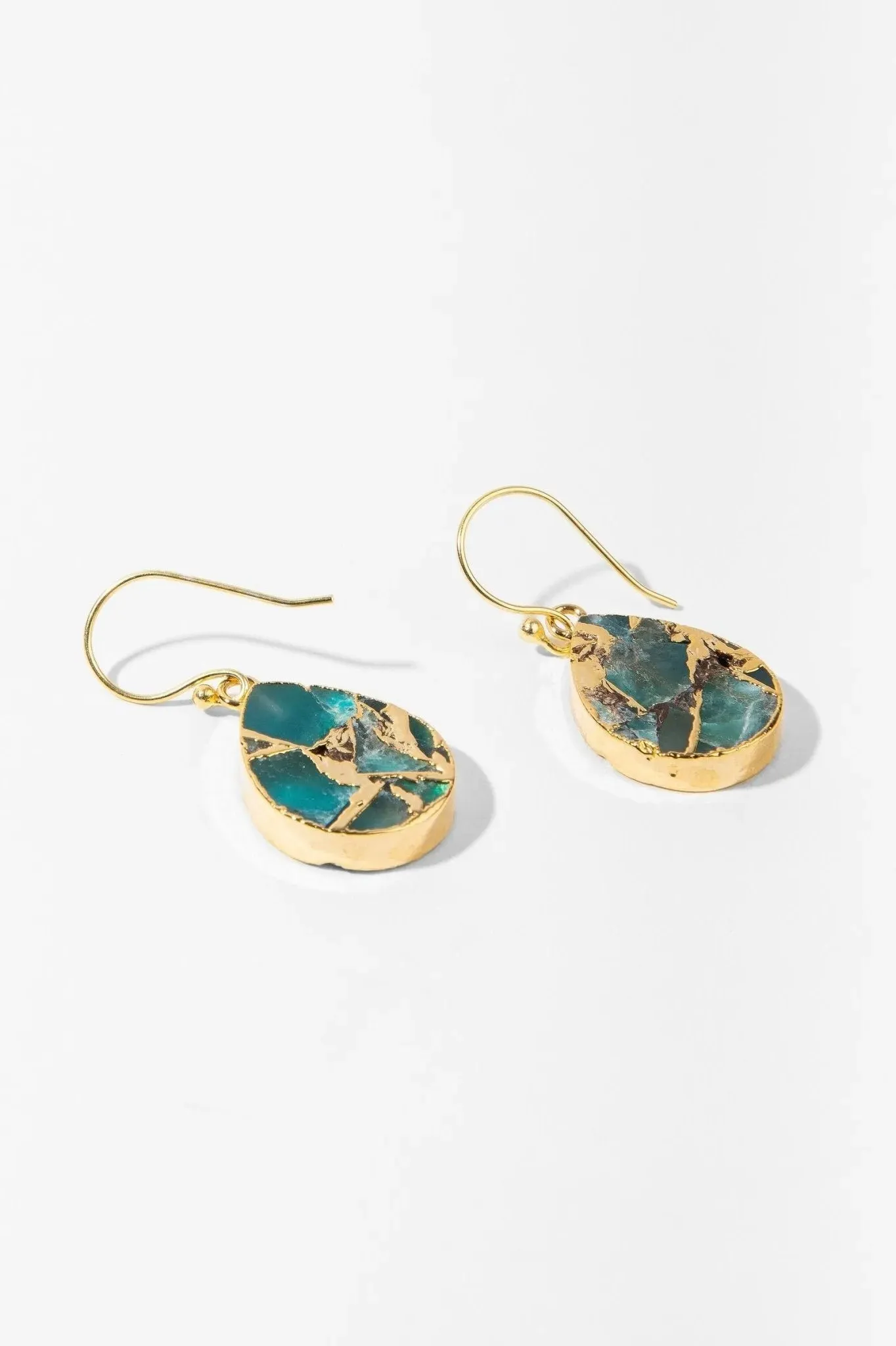 Gemstone Drop Mojave Earrings