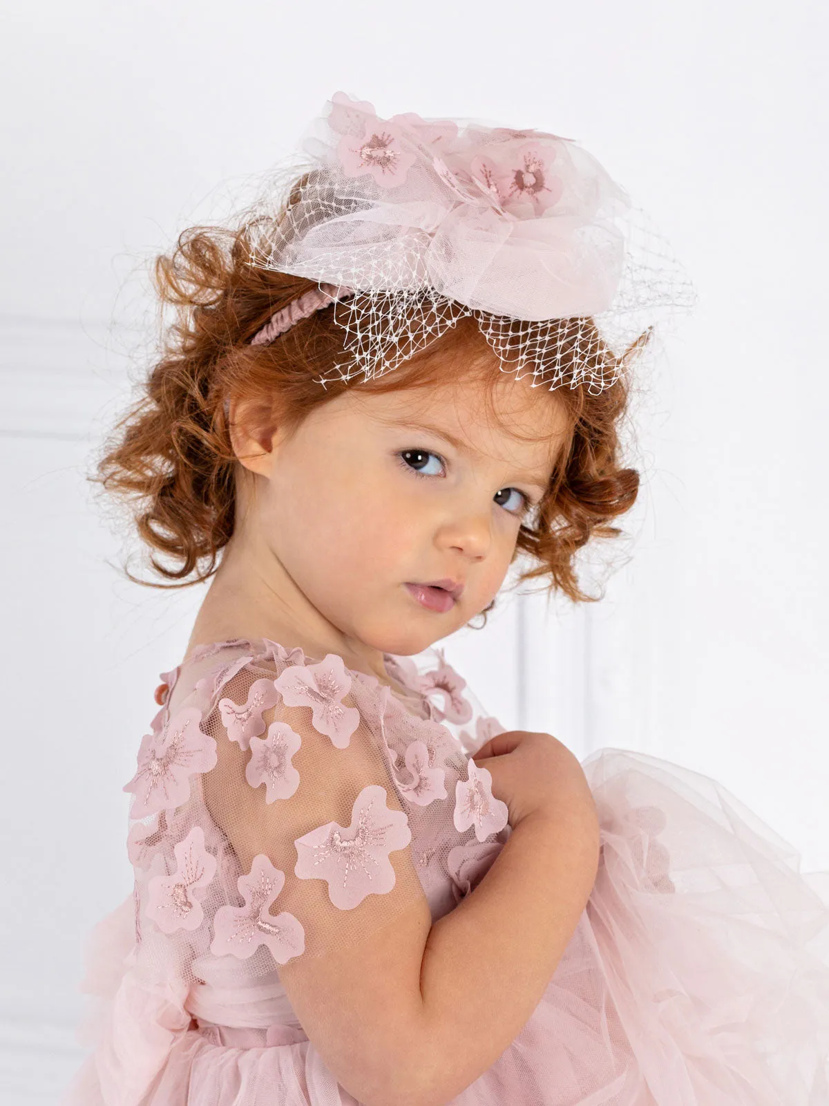 Girl's Headband with applique motifs-BRIETTA