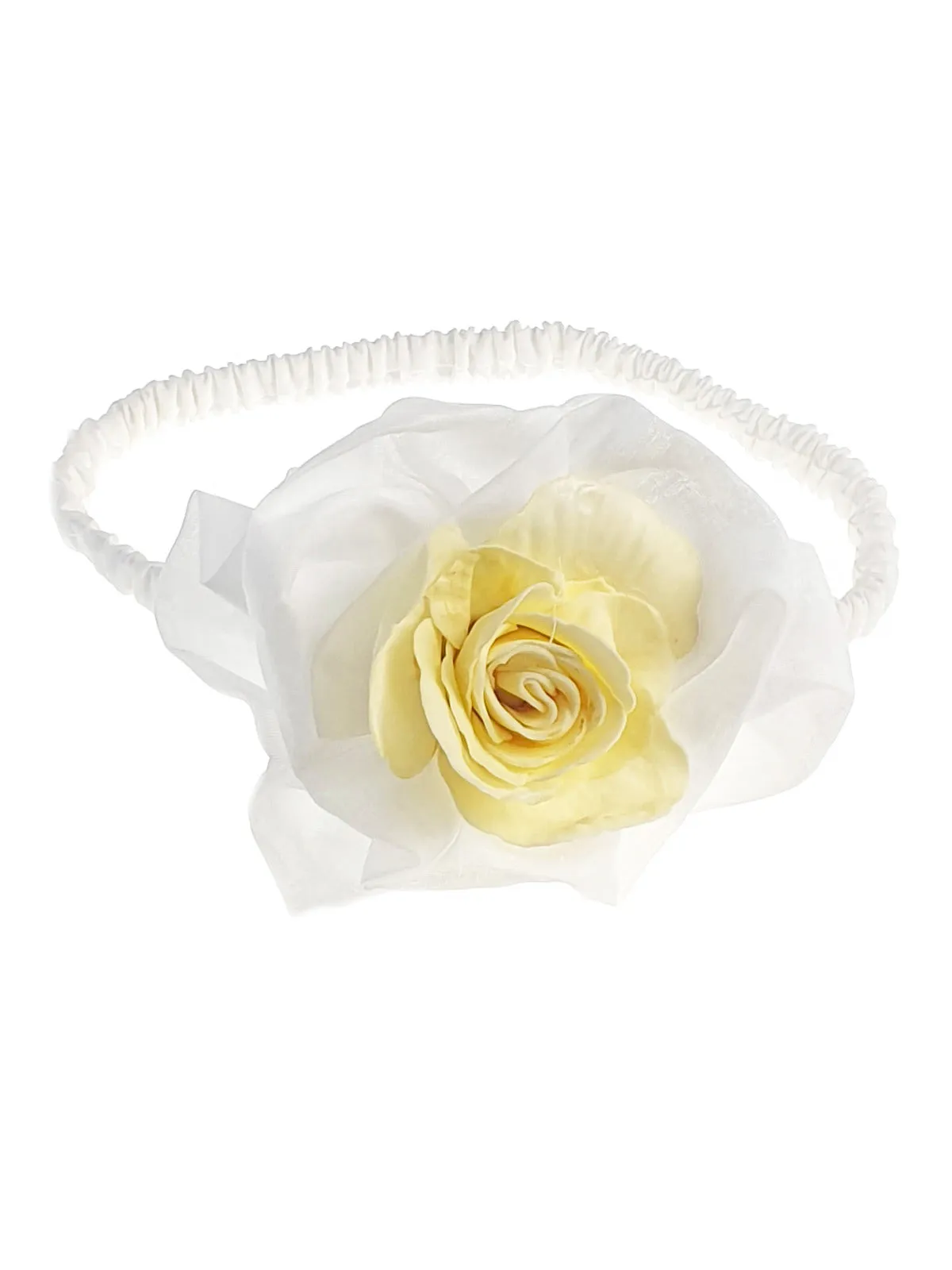 Girl's Headband with yellow flower-SUNBEAN