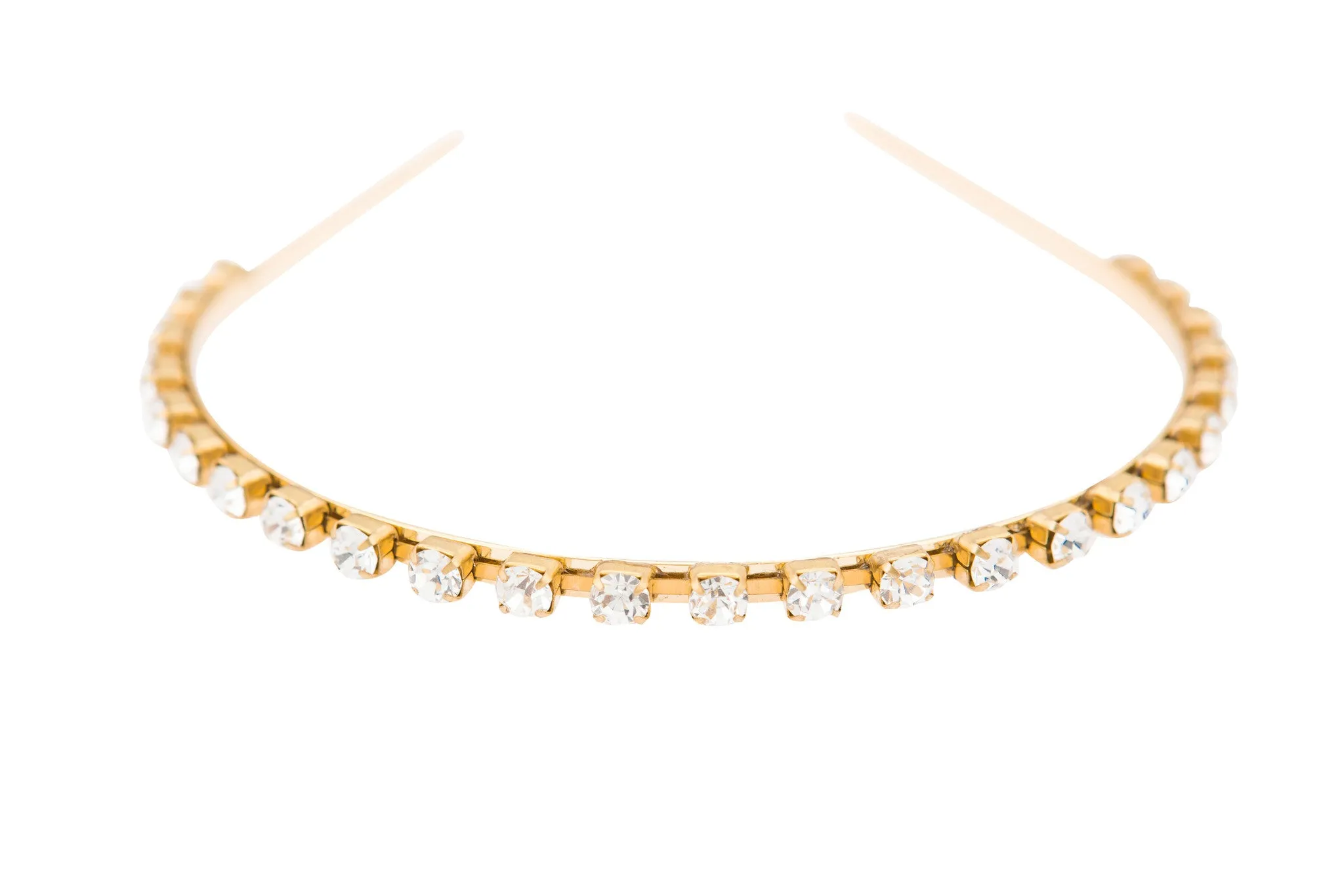 Gold Dainty Rhinestone Headband