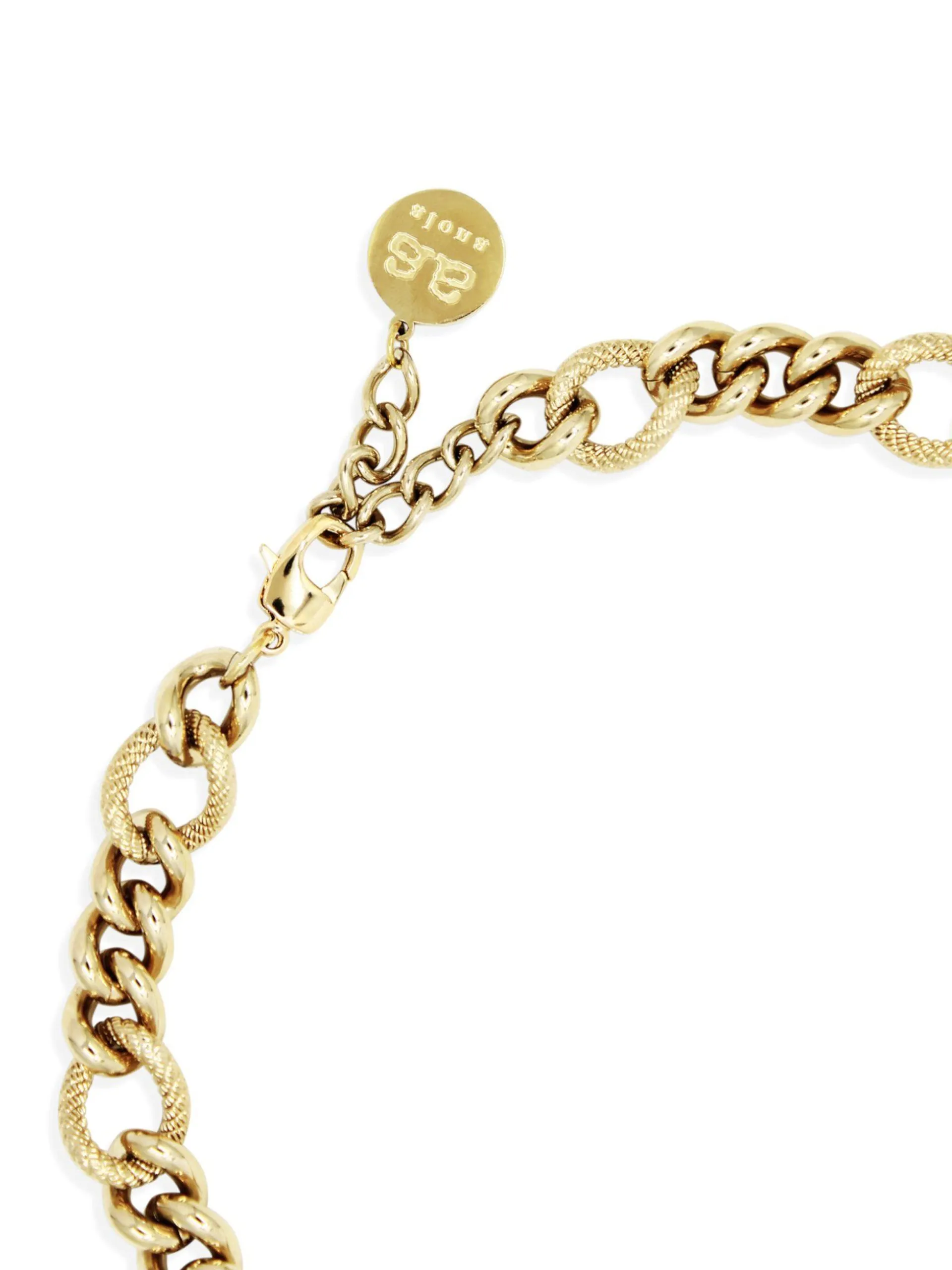 Gold lana choker / double bracelet