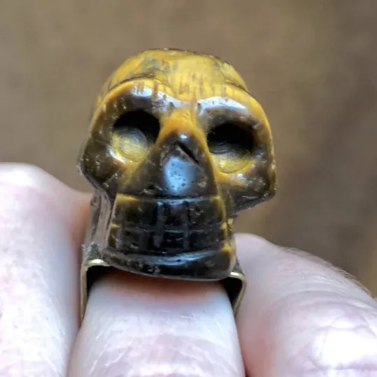 Gold Skull Ring