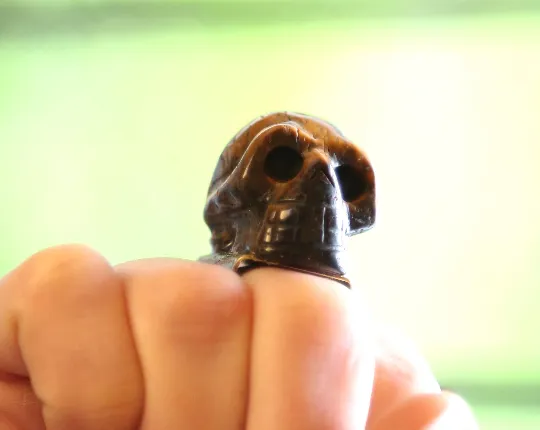 Gold Skull Ring