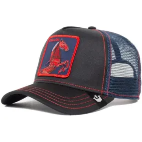 Goorin Bros - Animal Trucker Cap - Stallion Trip - Black and Red