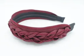 grosgrain braided strap headband added on women headband