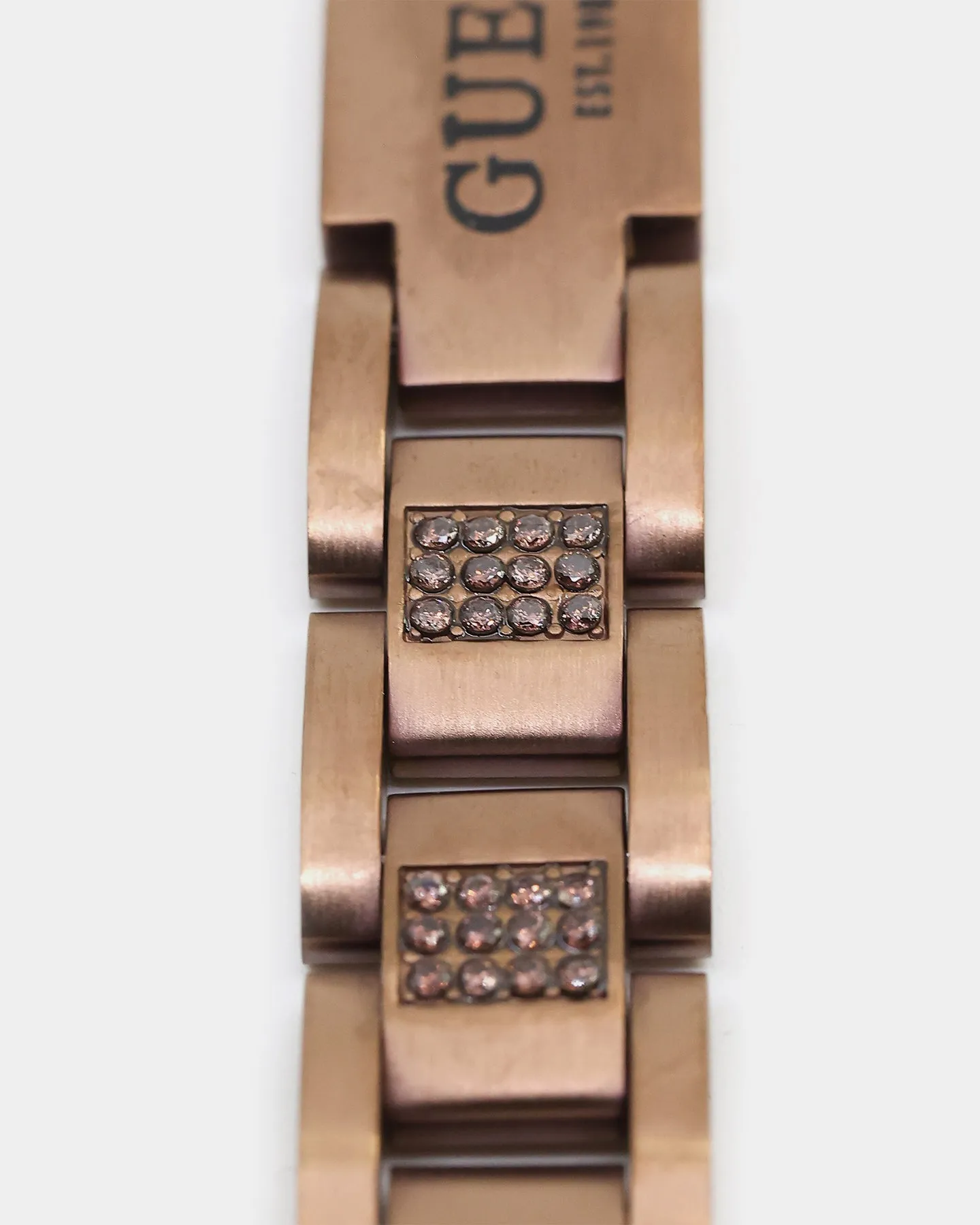 Guess Mainline 12mm Frontier Bracelet Chocolate Brown