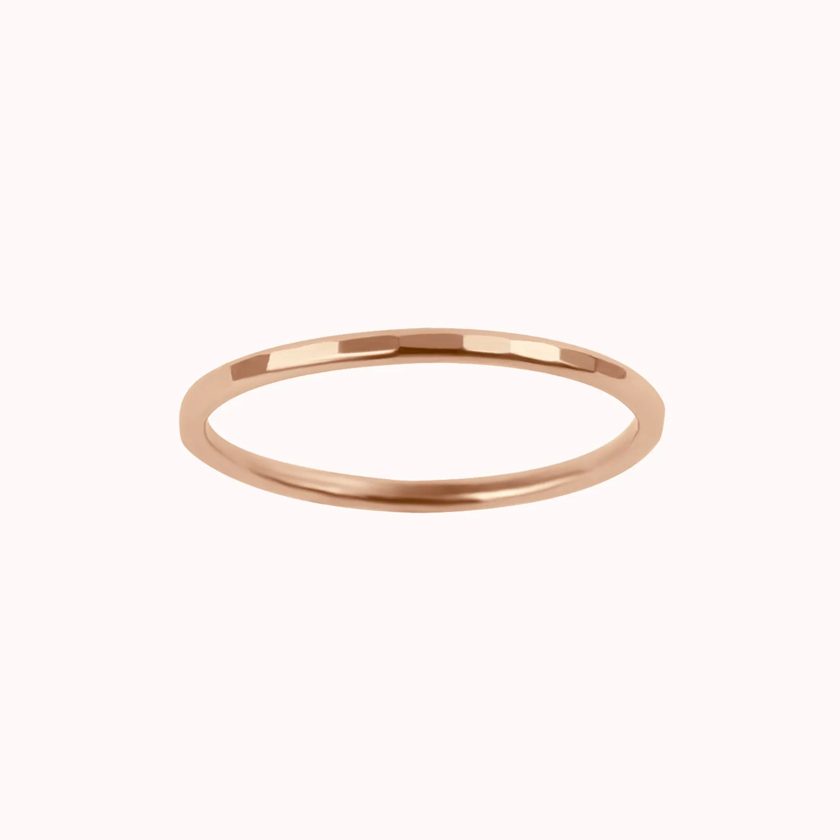 Hammered Stacking Ring