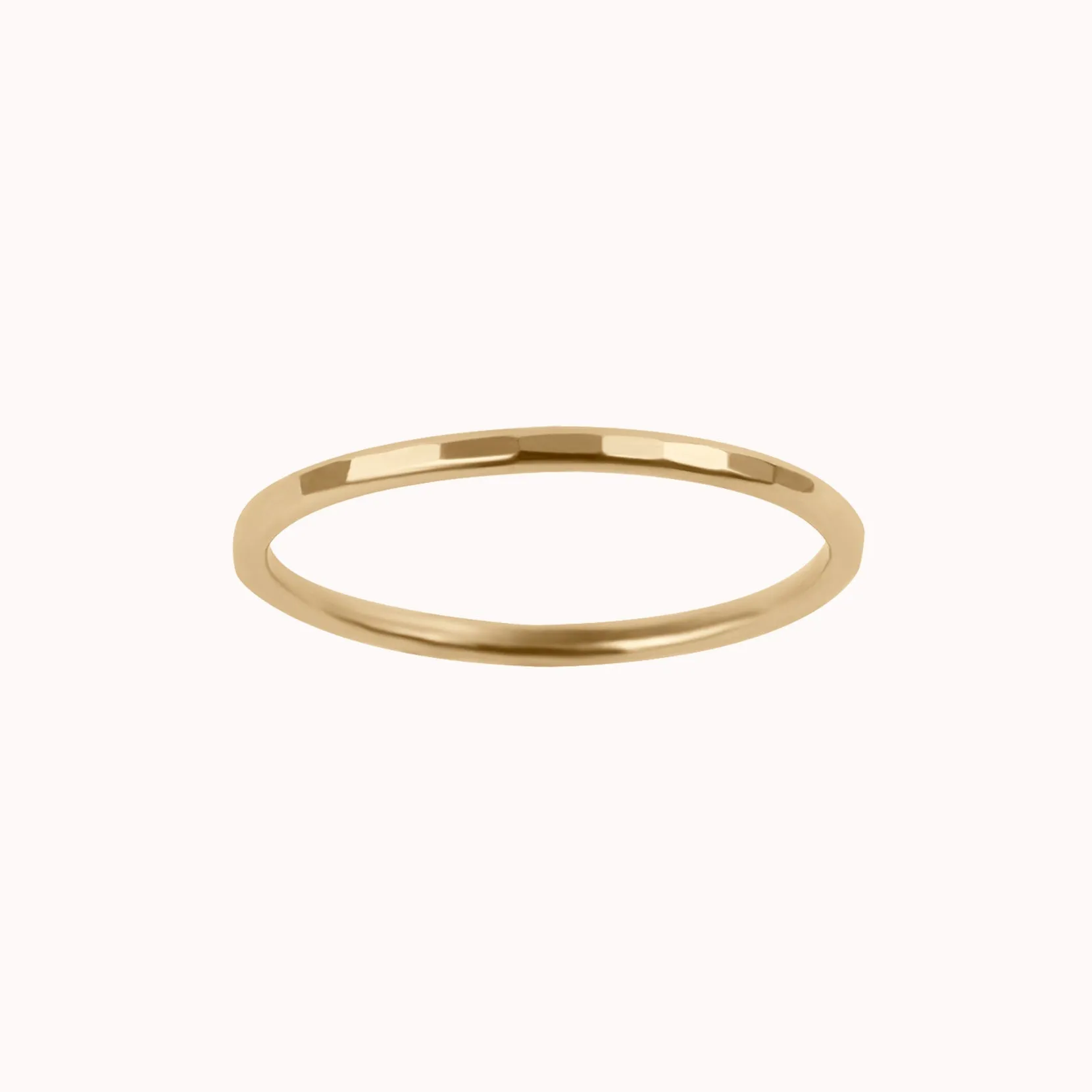 Hammered Stacking Ring