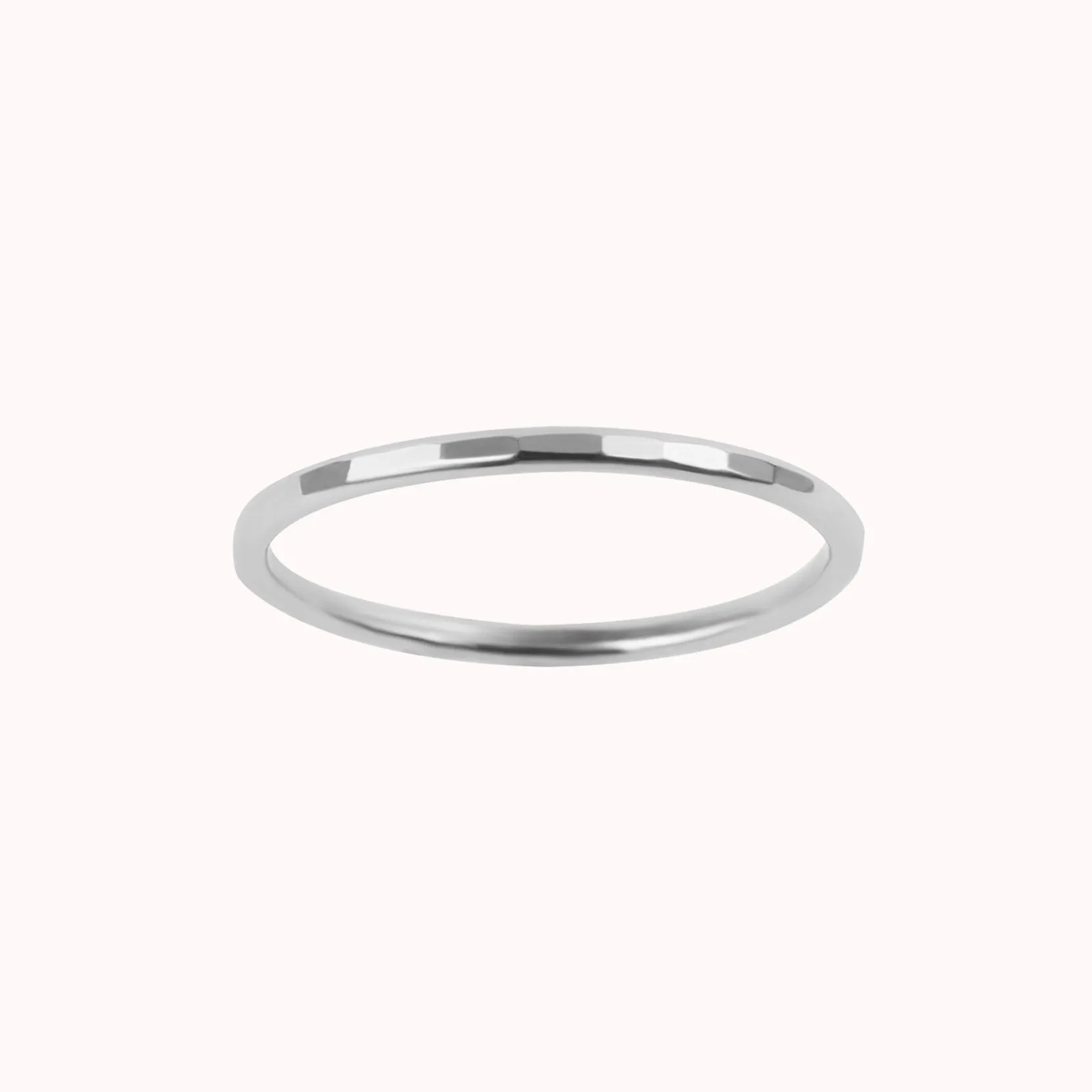 Hammered Stacking Ring